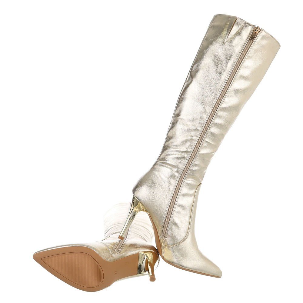 Ital-Design Damen Abendschuhe Elegant High-Heel-Stiefel (85080888) günstig online kaufen