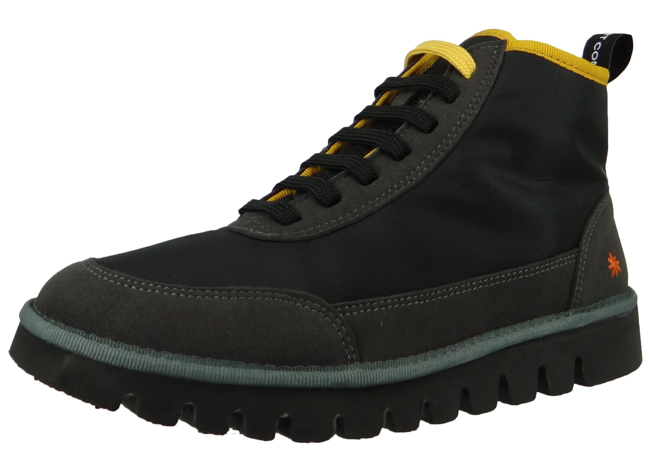 Art 1585 Ontario High Top Vegan Black Sneaker