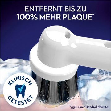 Oral-B Aufsteckbürsten Aktivkohle 8er - Aufsteckbürsten - schwarz