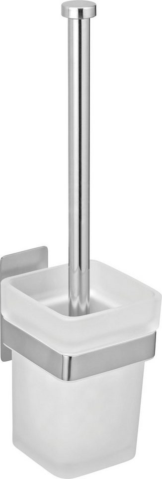 WENKO WC-Garnitur Turbo-Loc® Genova, shine, abnehmbarer Behälter, mit  TurboLoc Befestigung