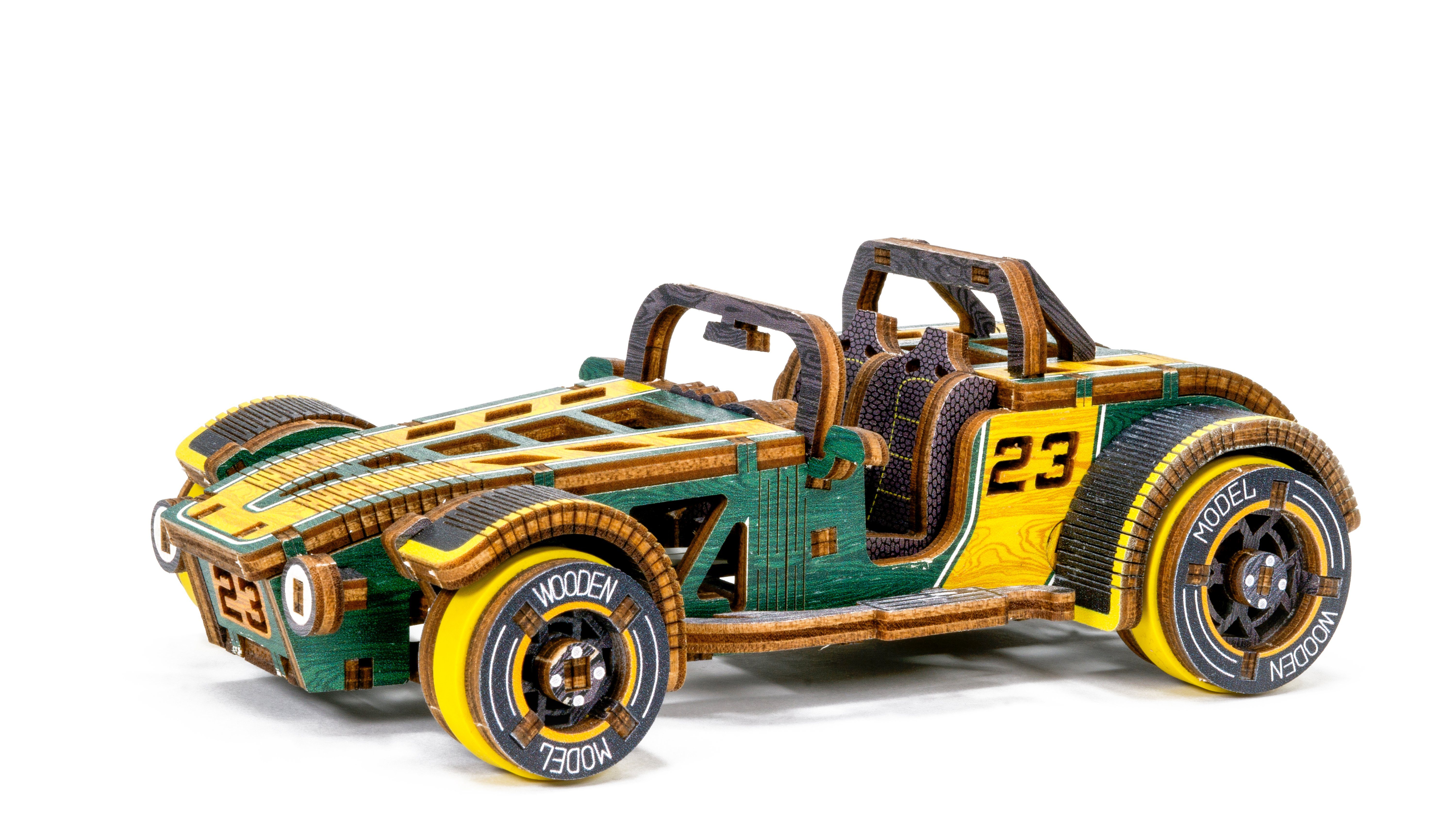 3D-Puzzle Holzbausatz Roadster Limited Edition Holzfunktionbausatz, Holzmodell