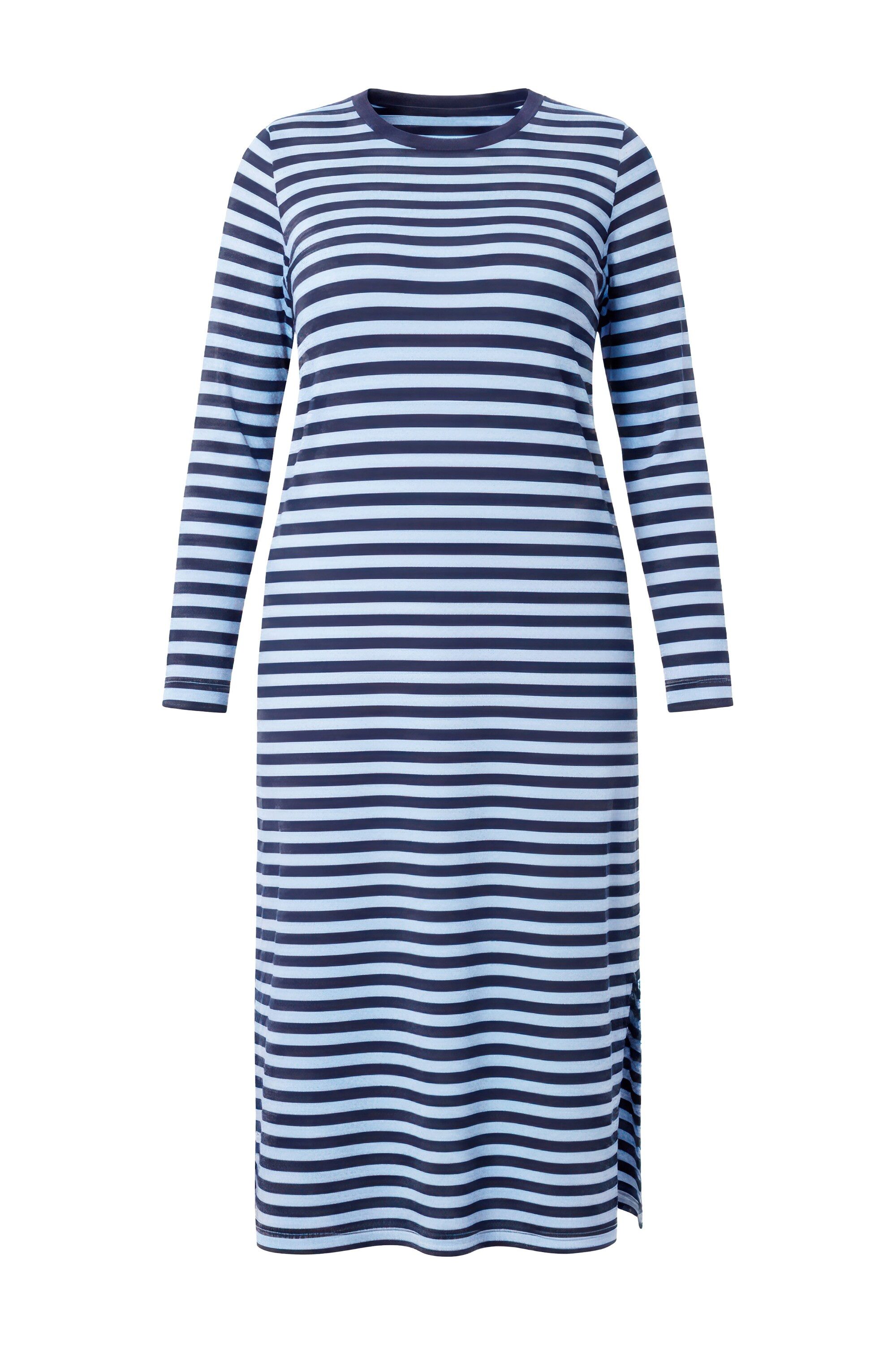 Studio Untold Jerseykleid Maxikleid Jersey mit Ringeln Langarm günstig online kaufen