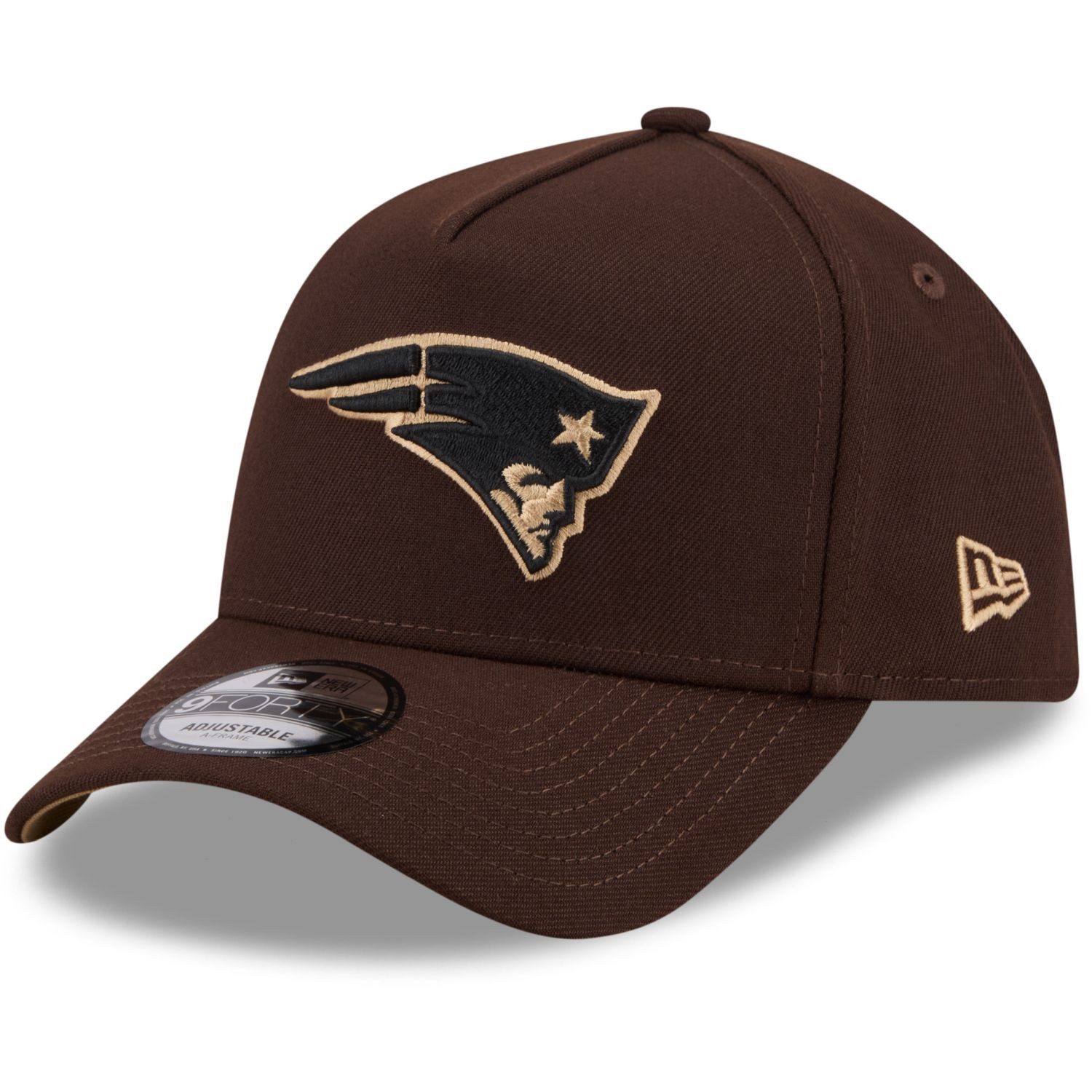 Trucker Cap 9Forty AFrame New England Patriots burnt