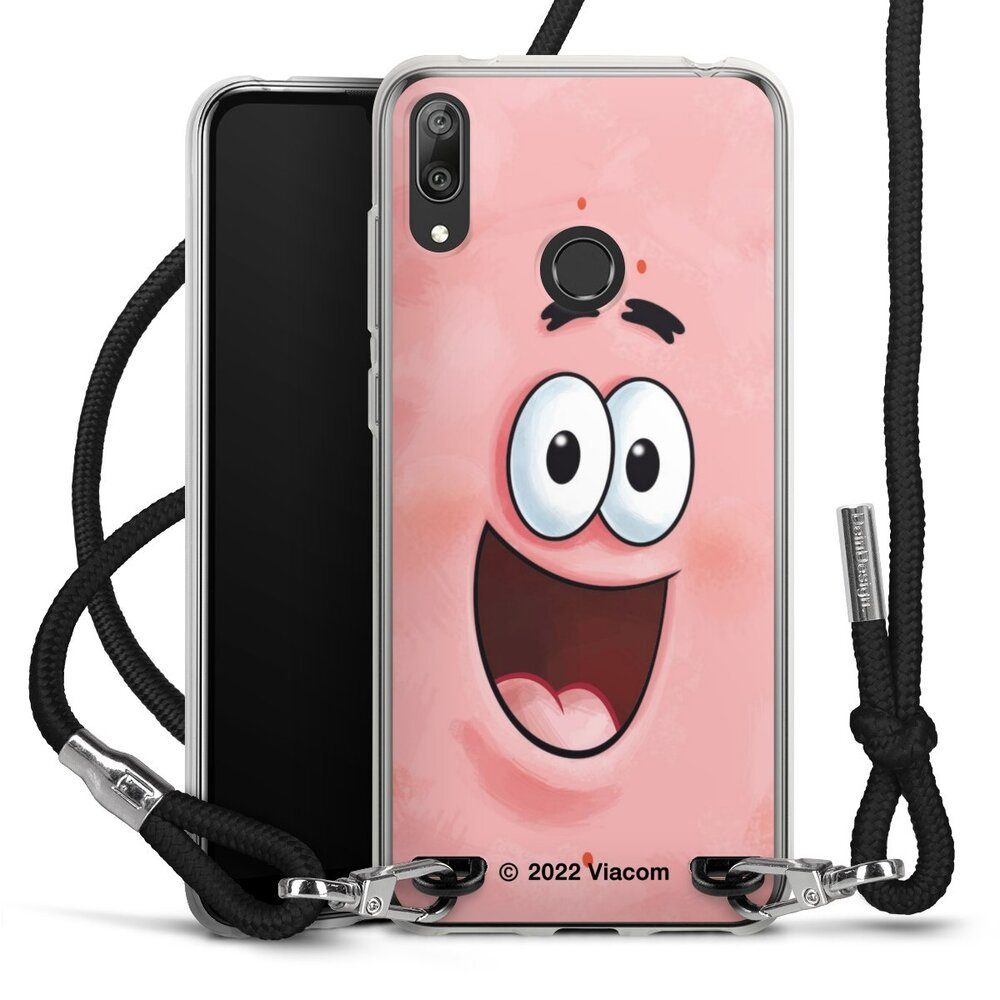 DeinDesign Handyhülle Patrick Star Spongebob Schwammkopf Offizielles  Lizenzprodukt, Huawei Y7 (2019) Handykette Hülle mit Band Case zum Umhängen