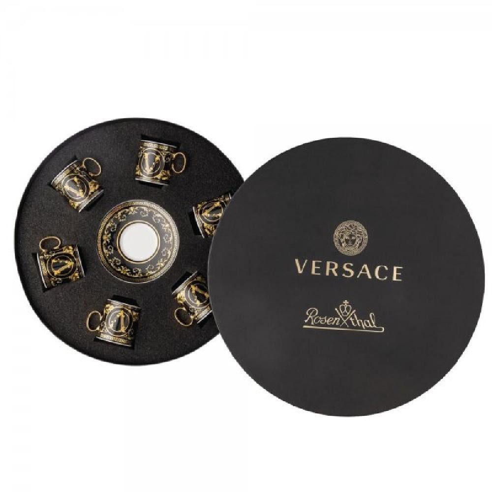 Versace Tasse by Rosenthal Espressotassen Virtus Gala Black (12-teilig)