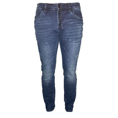 Blue Monkey Slim-fit-Jeans Alex 4846Y - Blue Denim