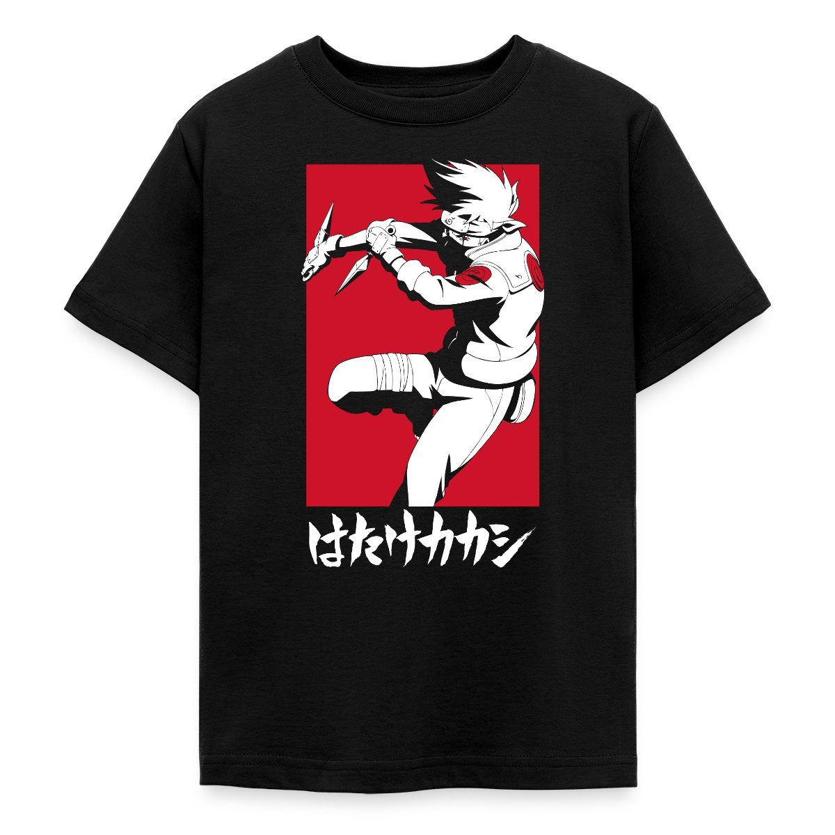 T-Shirt Naruto Shippuden Cooles Kakashi-Design Teenager T-Shirt
