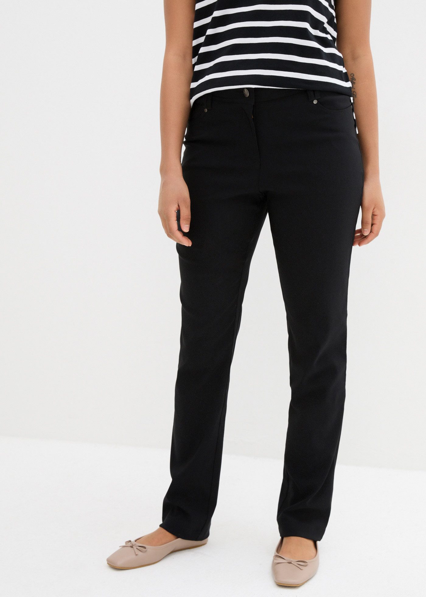 bonprix Stretch-Hose Bengalin-Stretch-Hose mit Bequembund, Straight günstig online kaufen