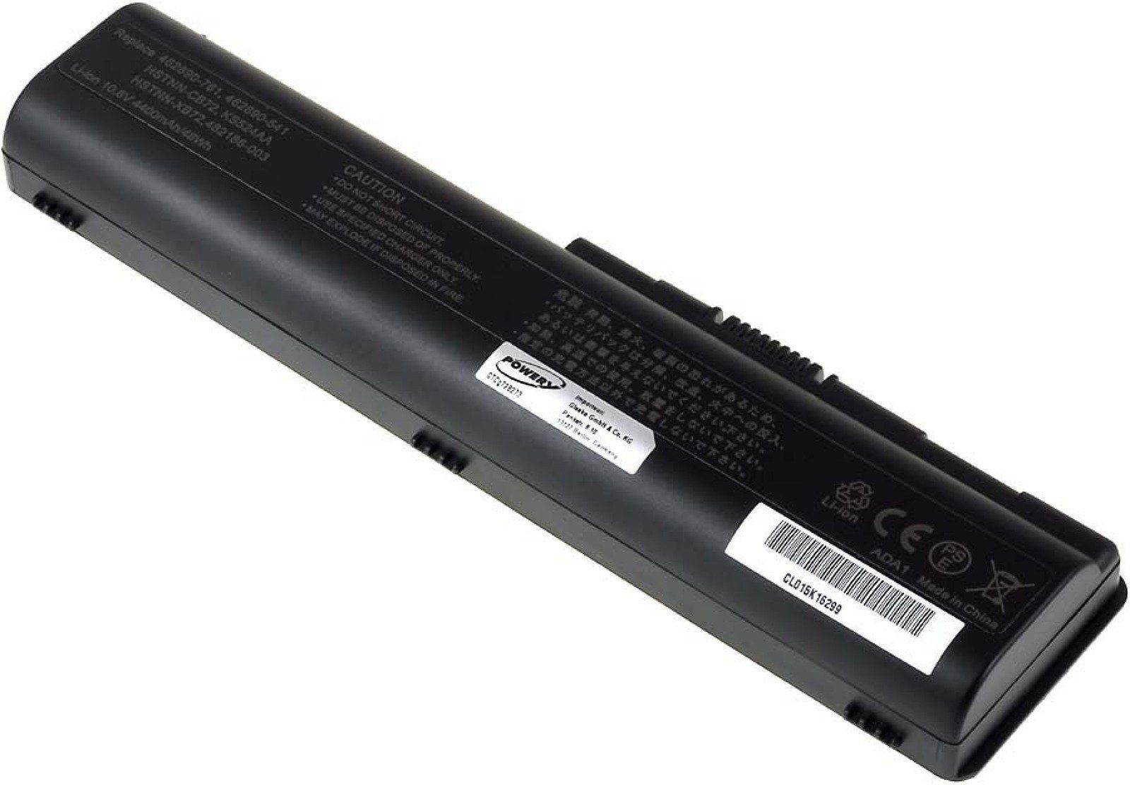 Typ mAh 4400 für (10.8 V) Standardakku HSTNN-IB73 Presario Compaq Laptop-Akku Powery Akku