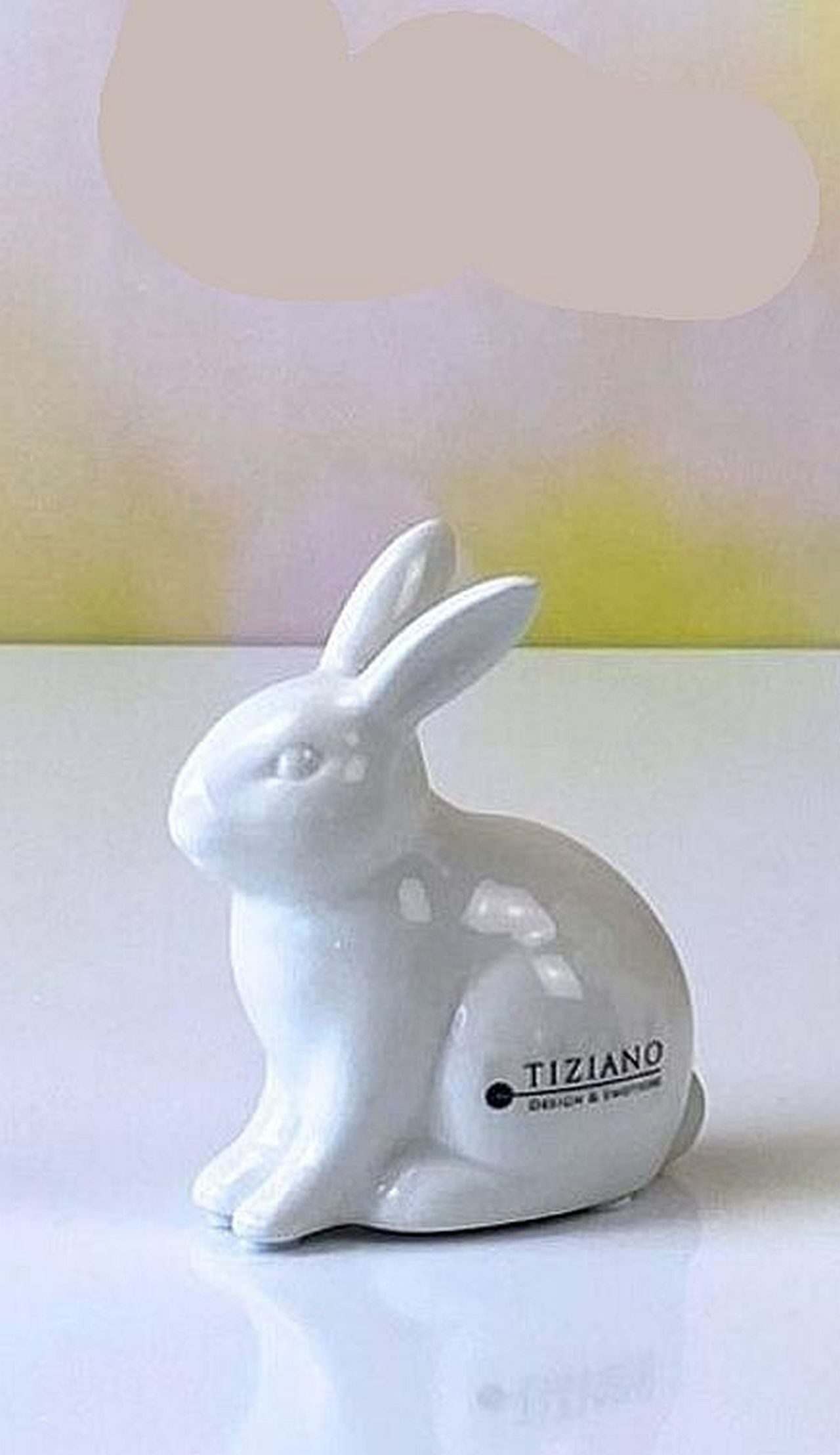 TIZIANO - DESIGN & EMOTIONS Dekofigur Deko Hase Lucca cremeweiß – modern – 11, 13 oder 15 cm