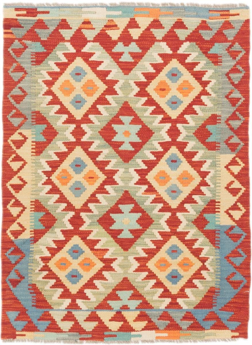 Orientteppich Kelim Afghan 88x120 Handgewebter Orientteppich, Nain Trading, rechteckig, Höhe: 3 mm