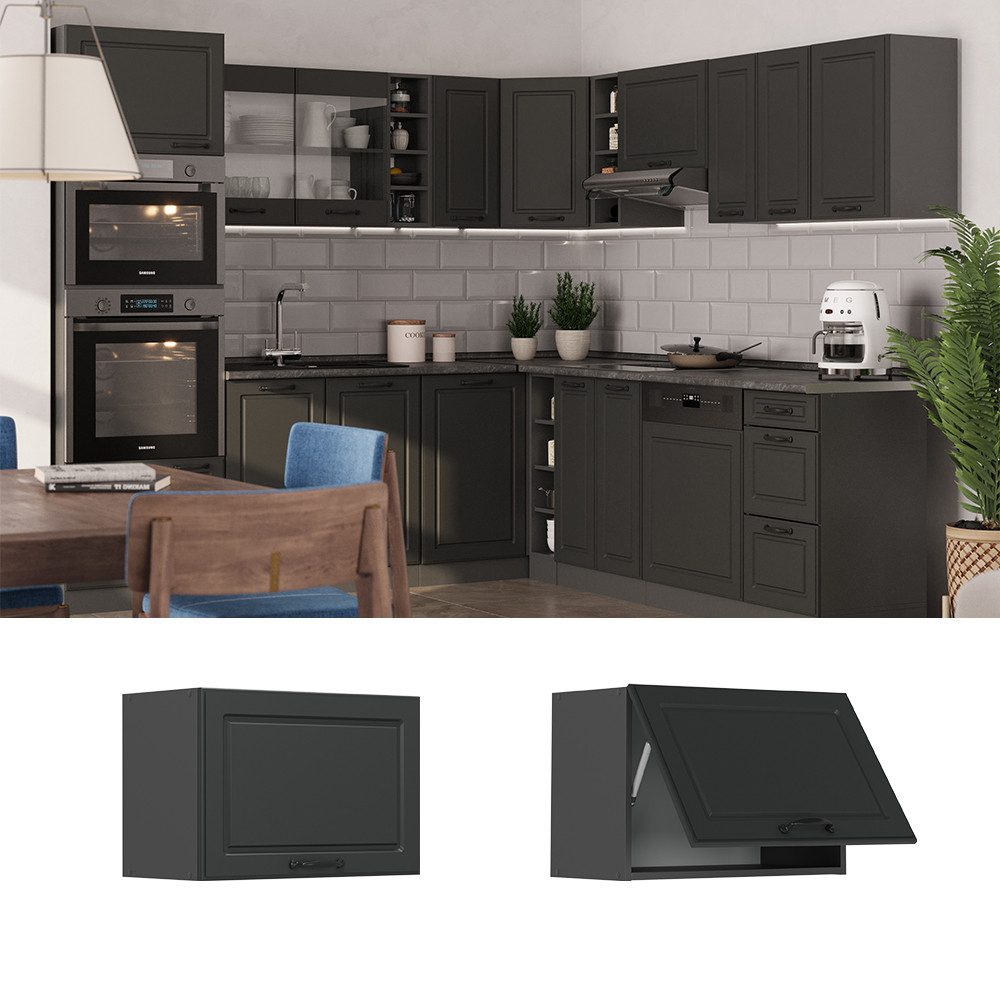 Vicco Hängeschrank R-Line, Anthrazit Landhaus/Anthrazit, 60 günstig online kaufen