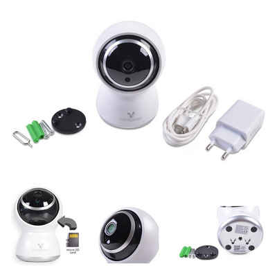 Cangaroo Video-Babyphone Babyphone Teya, 360° Drehung, Wi-Fi/Lan Kamera, LED-Infrarot-Nachsicht