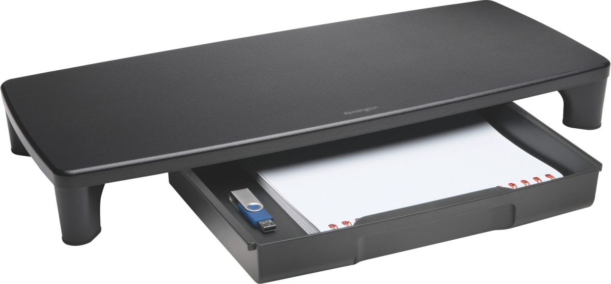 KENSINGTON Monitor-Halterung Monitorständer SmartFit mit Schublade schwarz