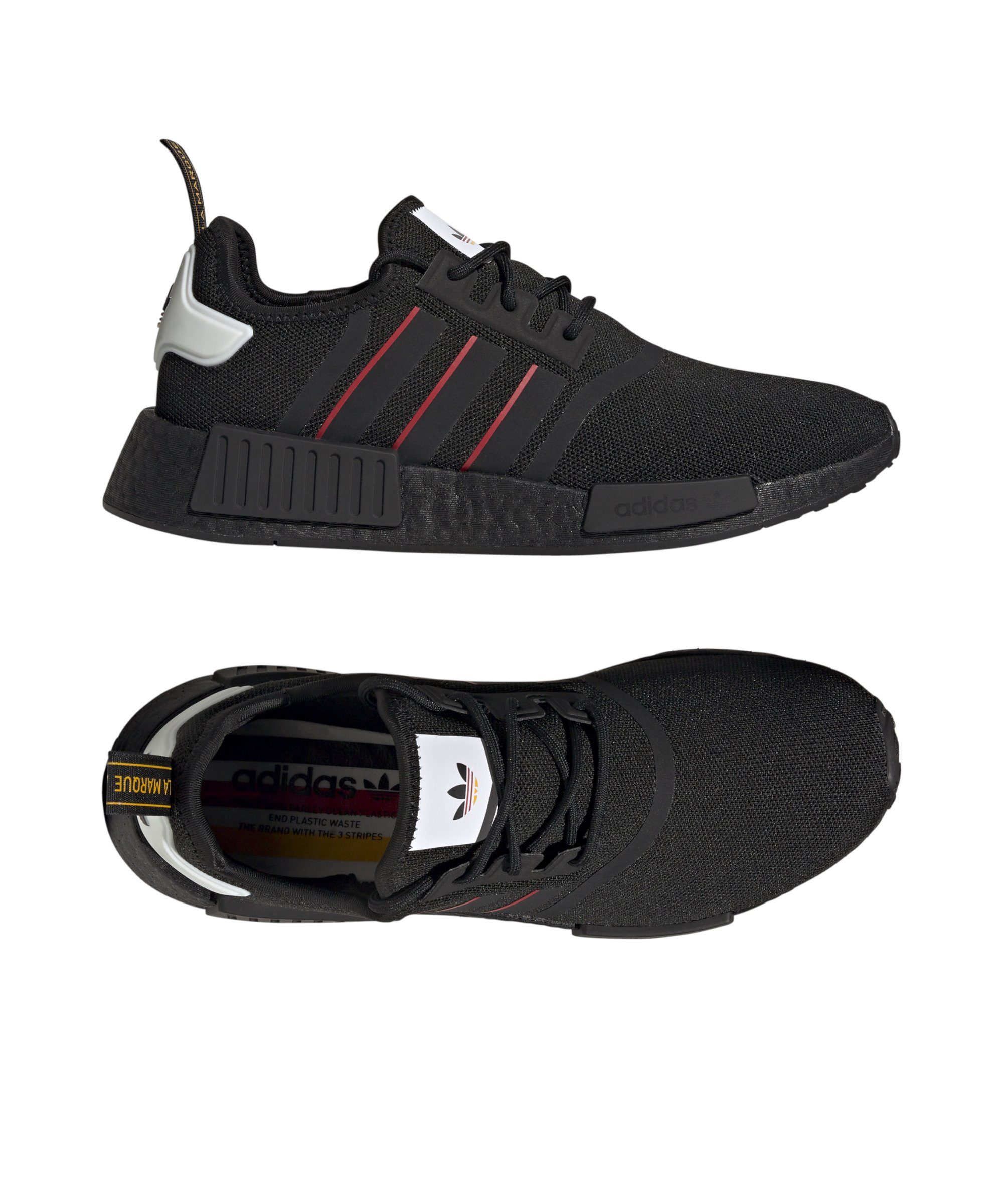 schwarzrotweiss NMD adidas Originals R1 Sneaker