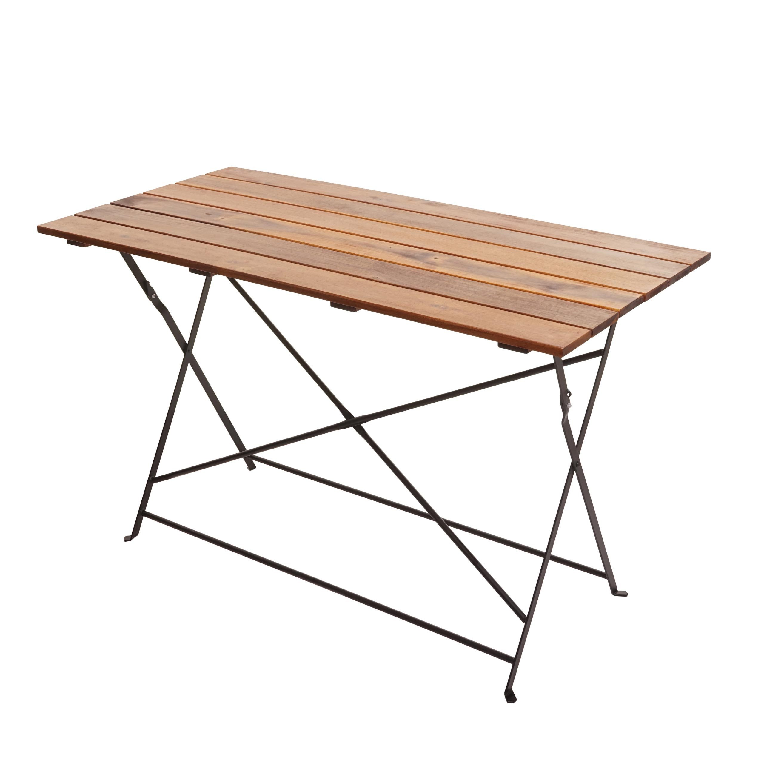 Bierzeltgarnitur Biergartentisch 117x68x71cm Gastronomie-Qualität Klapptisch Farbe