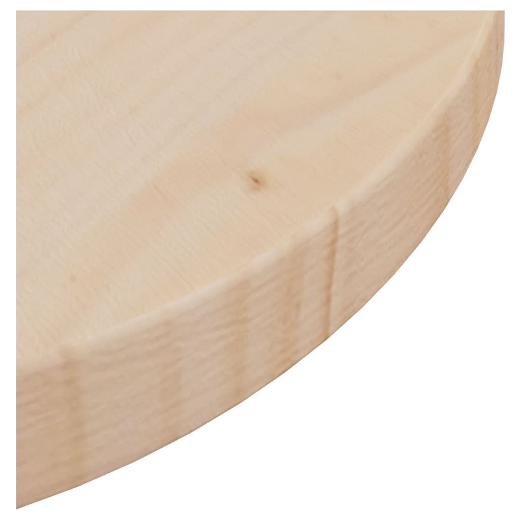 furnicato Tischplatte Ø30x2,5 cm Massivholz (1 Kiefer St)
