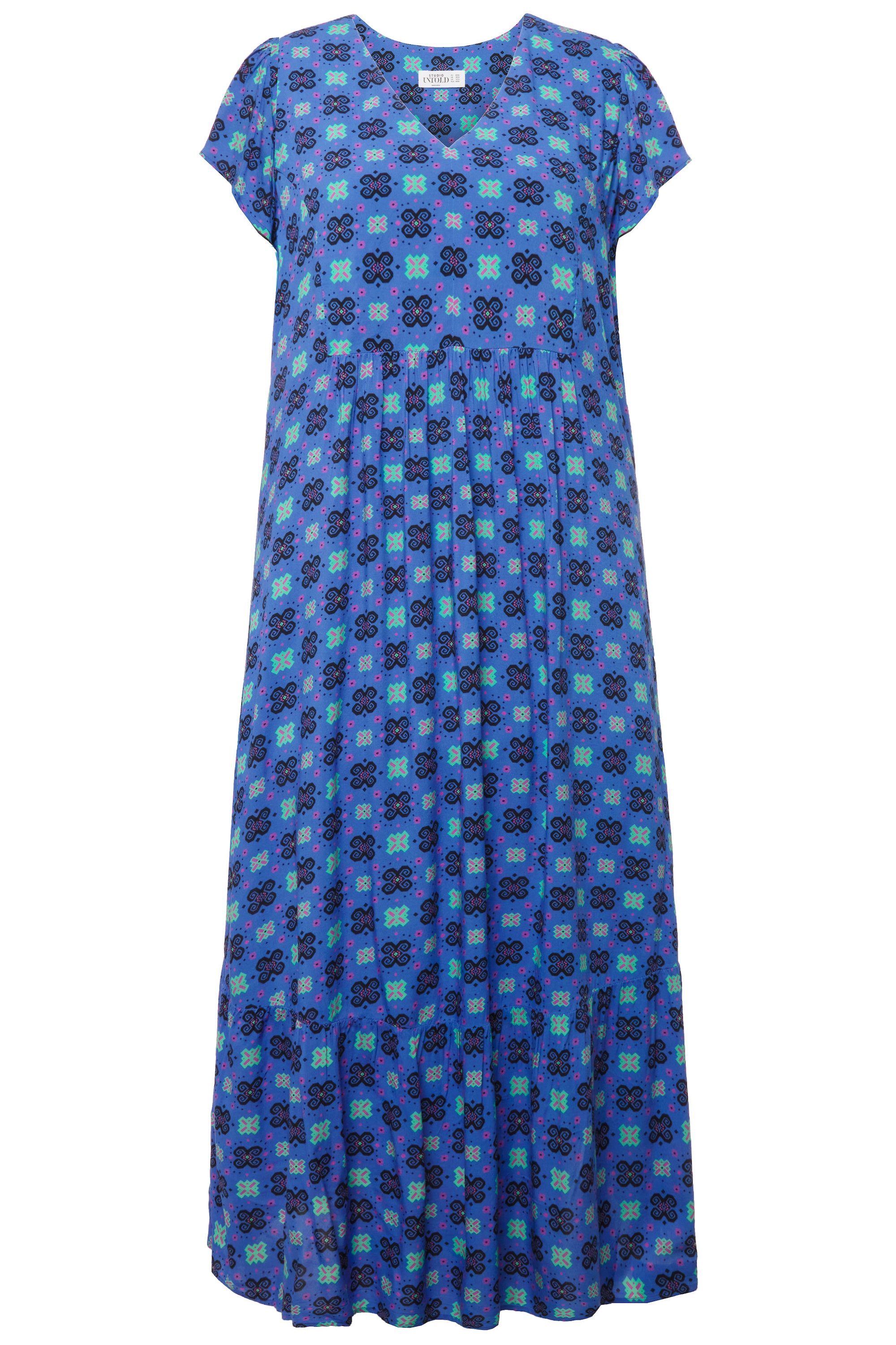 Studio Untold Maxikleid Maxikleid A-Line Alloverprint günstig online kaufen