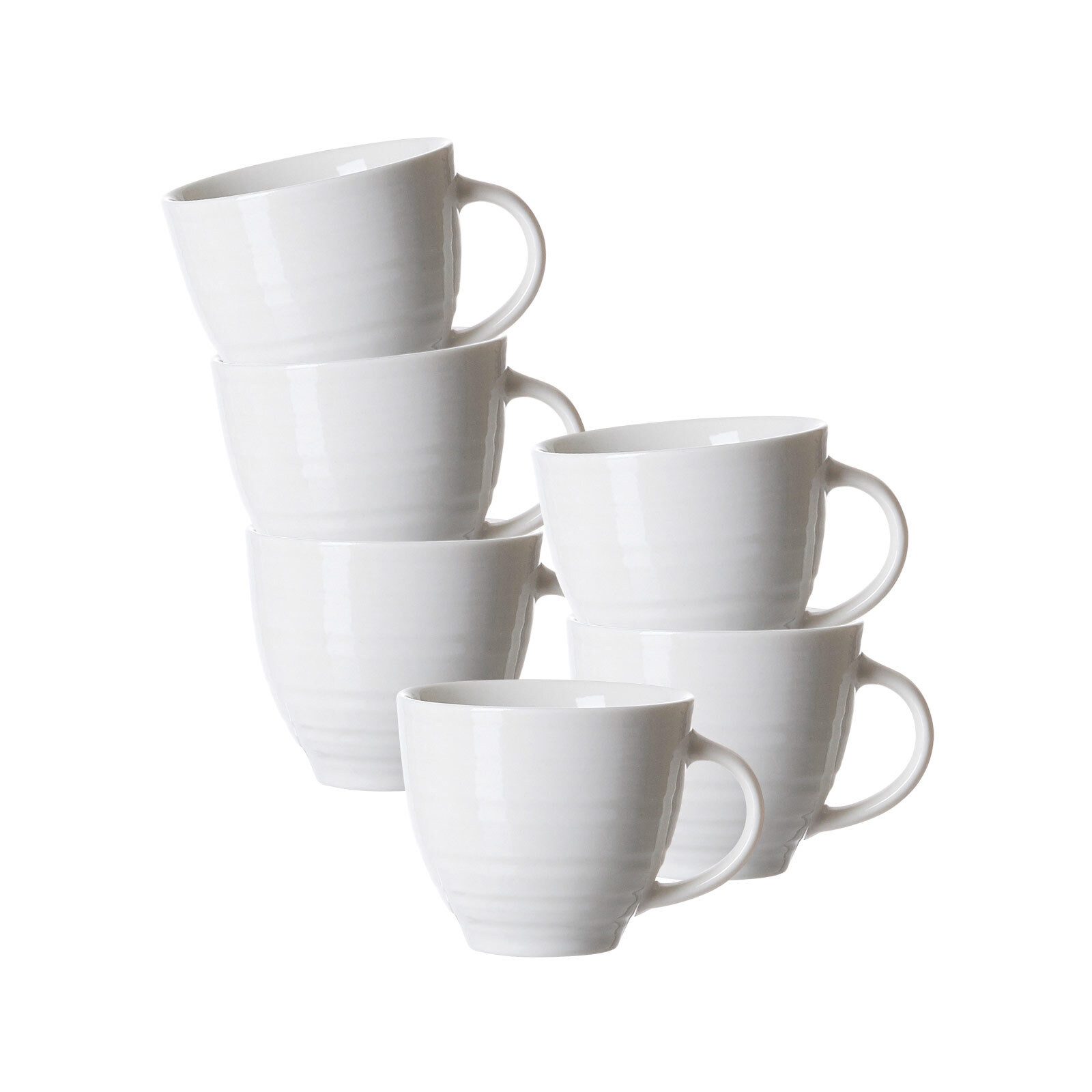 Ritzenhoff & Breker Espressotasse Suomi Espressotassen 90 ml 6er Set, 6-tlg., Porzellan