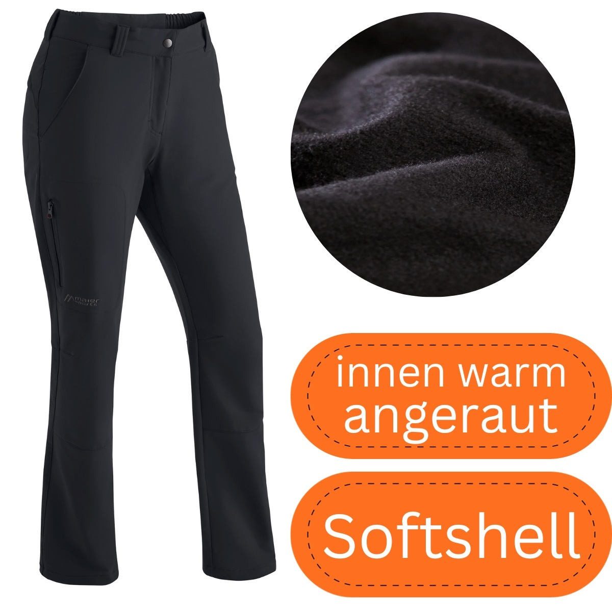 RennerXXL Outdoorhose Helga Damen Winter-Outdoor-Wanderhose Softshellhose große Größen