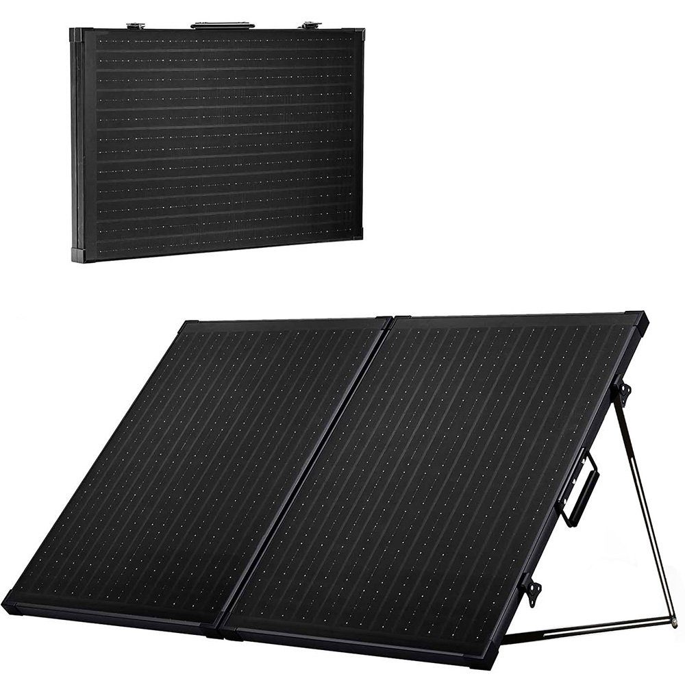 PFCTART Solaranlage 200W faltbares Photovoltaik-Panel mit verstellbarer Halterung