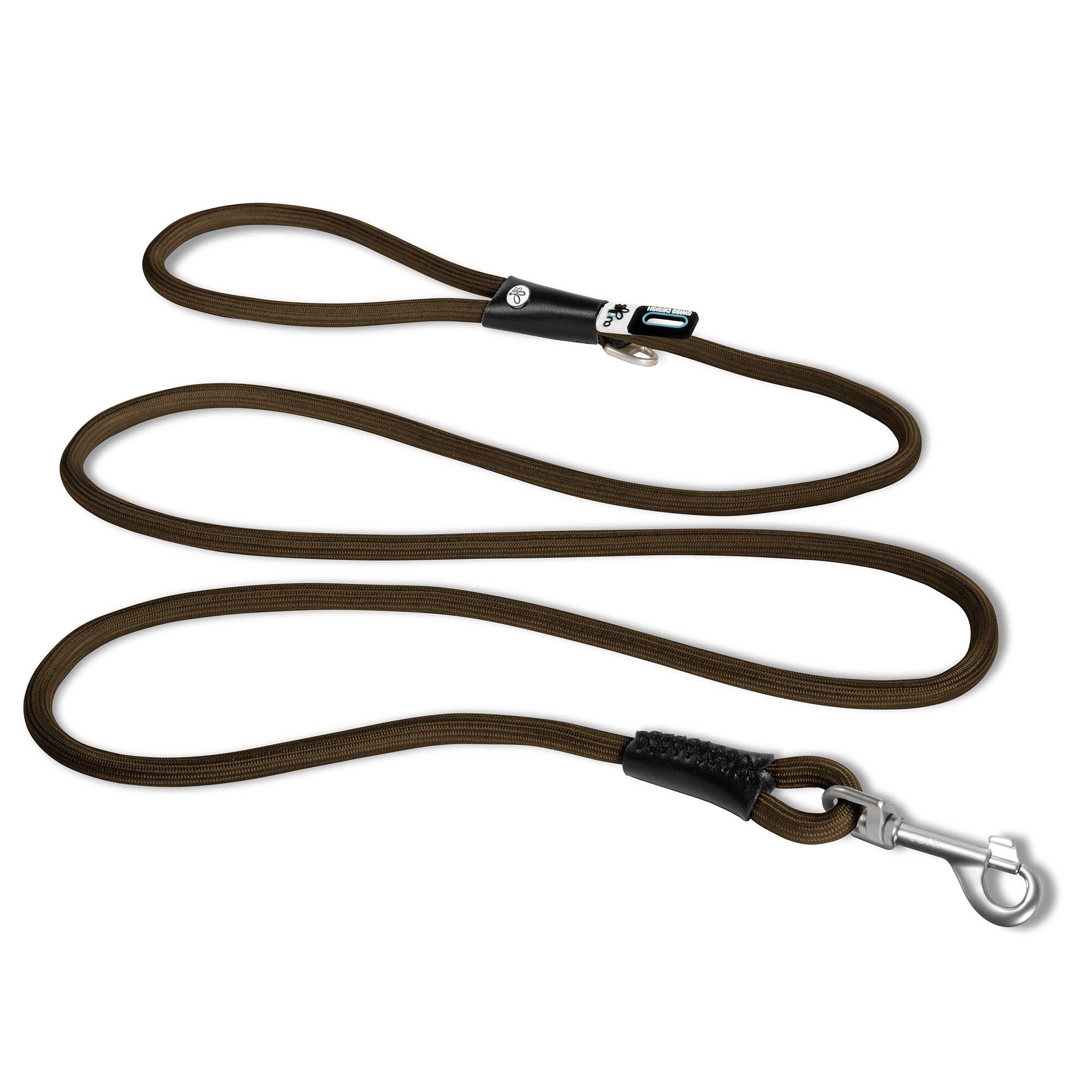 Curli Hundeleine Curli Stretch Comfort stoßdämpfende Nylon Hunde Führleine Hundeleine