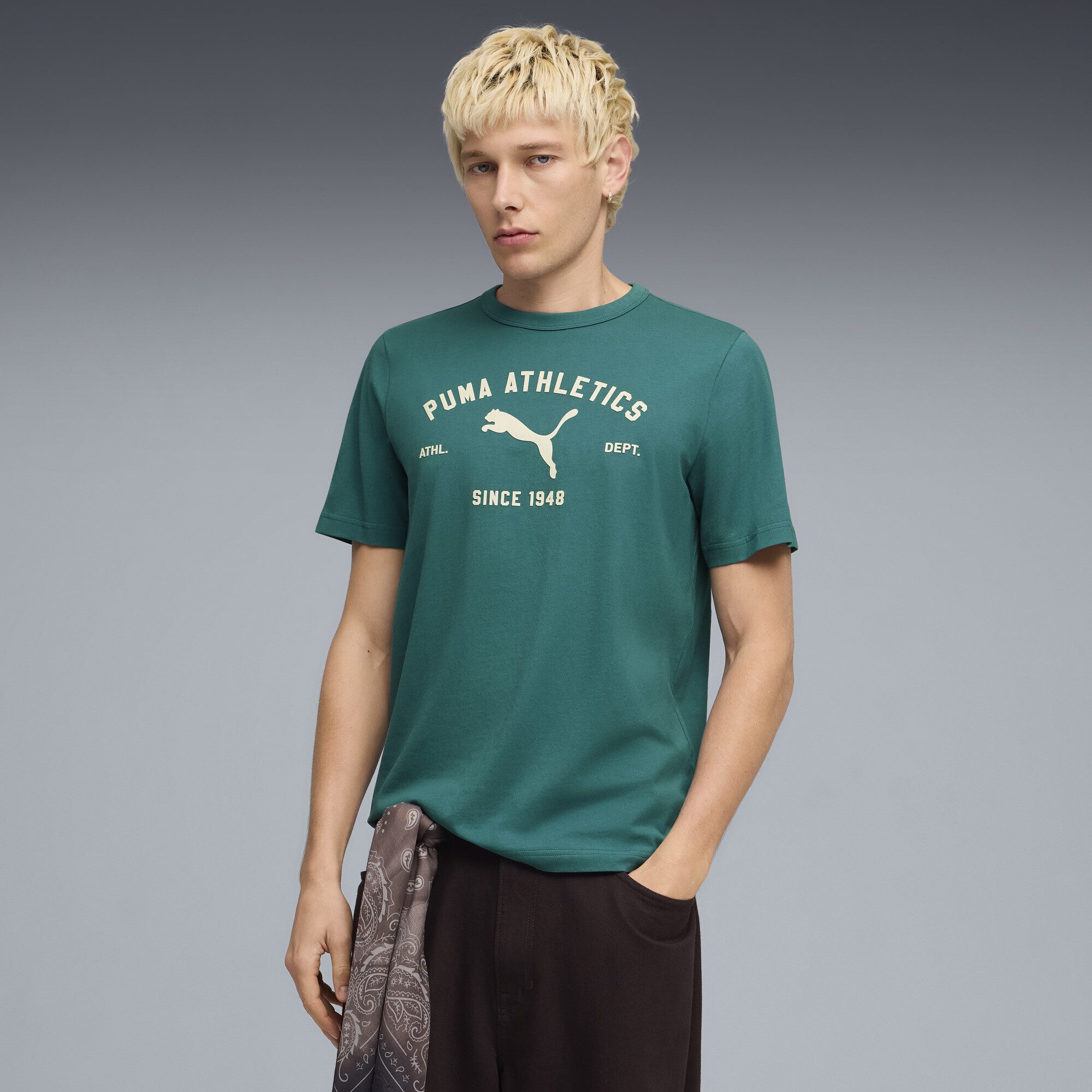 PUMA T-Shirt PUMA Class T-Shirt mit Grafik Herren – Bild 2 von 5