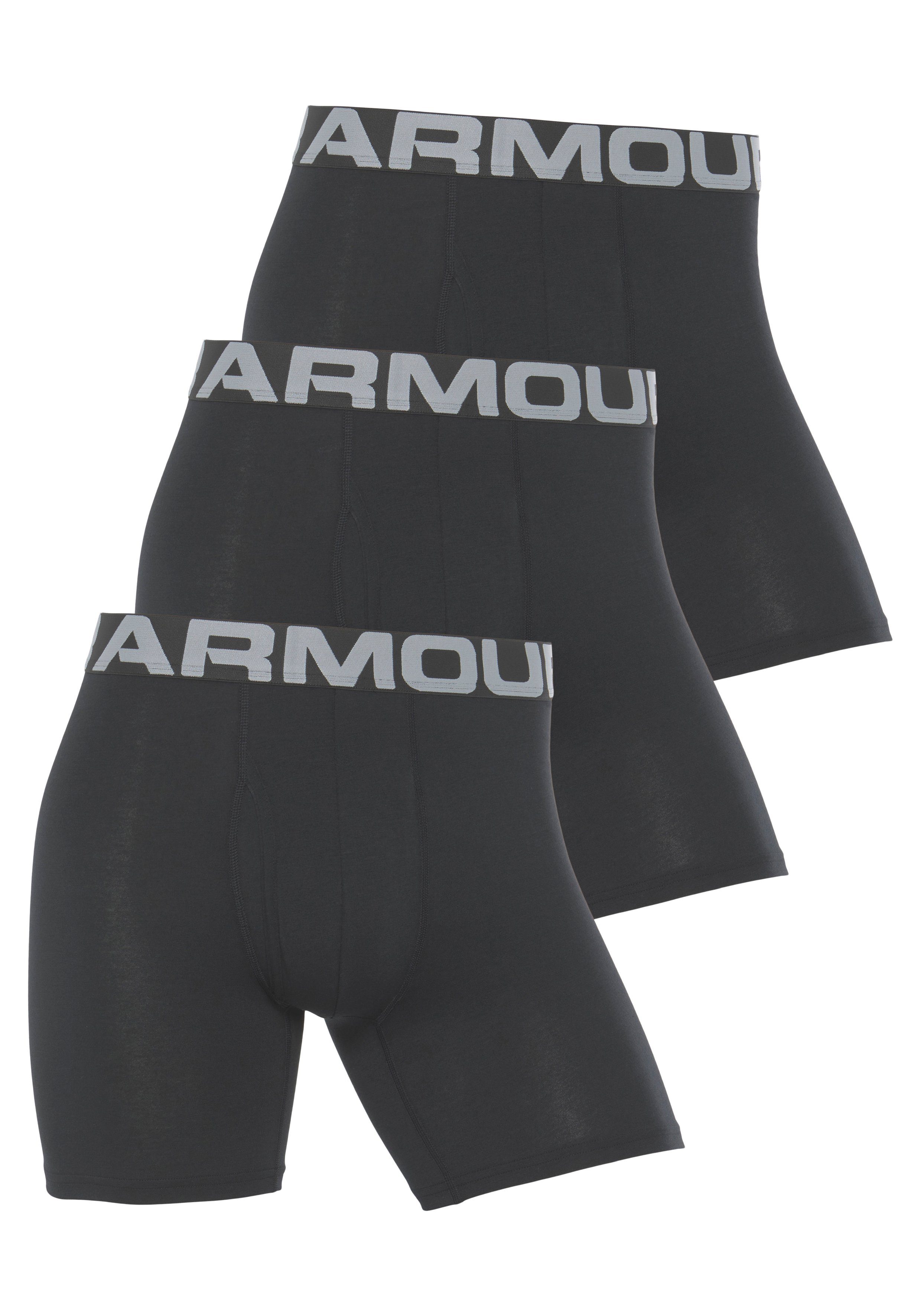 PACK Under Armour® 3-St., 3er- ARMOUR Boxershorts UNDER Pack), von 6 Boxershorts 1 CHARGED (Packung, in COTTON