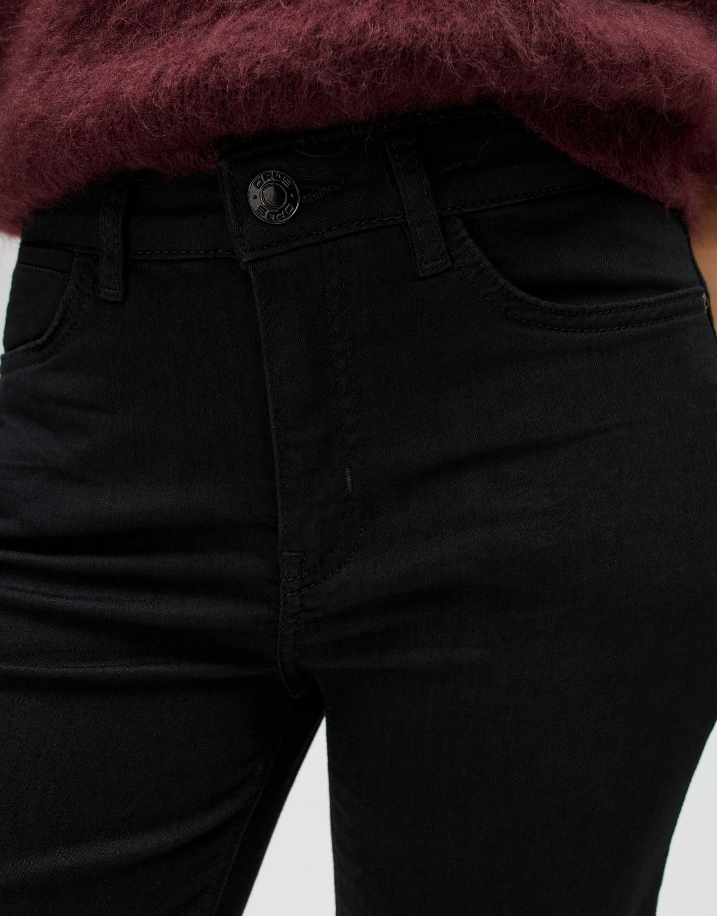 OPUS 5-Pocket-Jeans ELMA CLEVER Straight fit, Mid Rise, Cropped – Bild 4 von 5