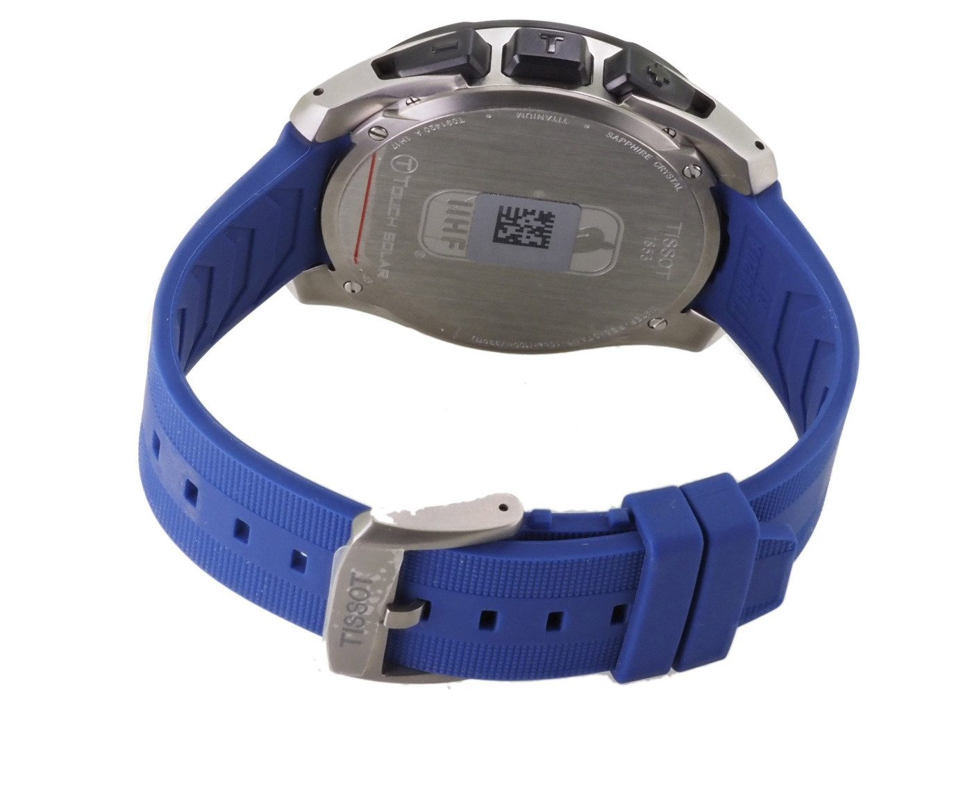 Tissot Quarzuhr Tissot Herren Quarz Uhr Set Chronograph T-Touch Expert Solar Ice Hocke, (Blau)