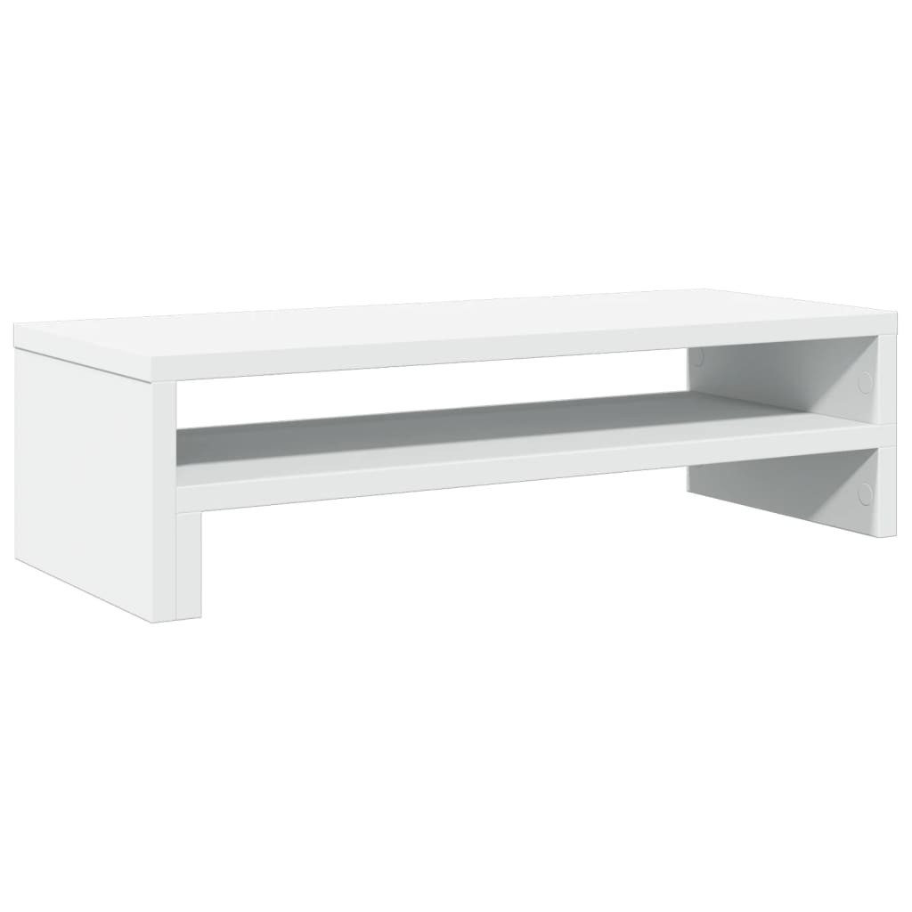 vidaXL Monitorständer Monitorständer Weiß 54x22x15 cm Holzwerkstoff
