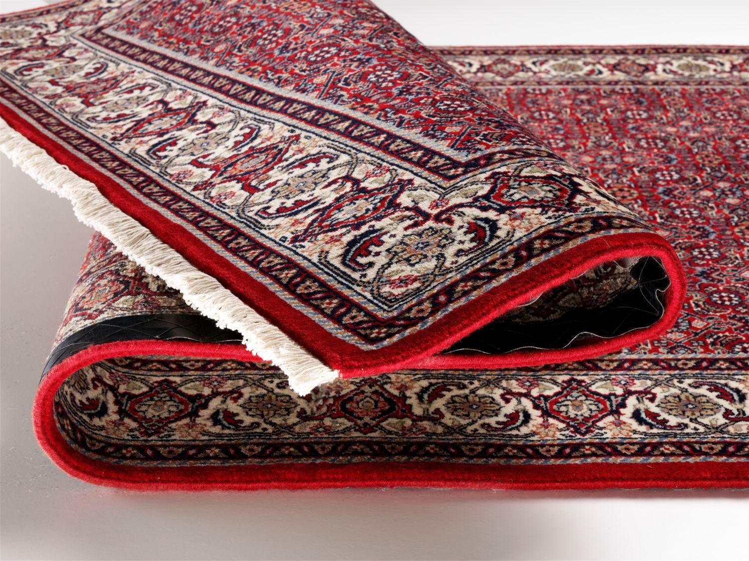 OCI DIE TEPPICHMARKE Läufer Kamaro Herati, rechteckig, Höhe: 20 mm, reine Wolle, handgeknüpft, mit Fransen, Wohnzimmer