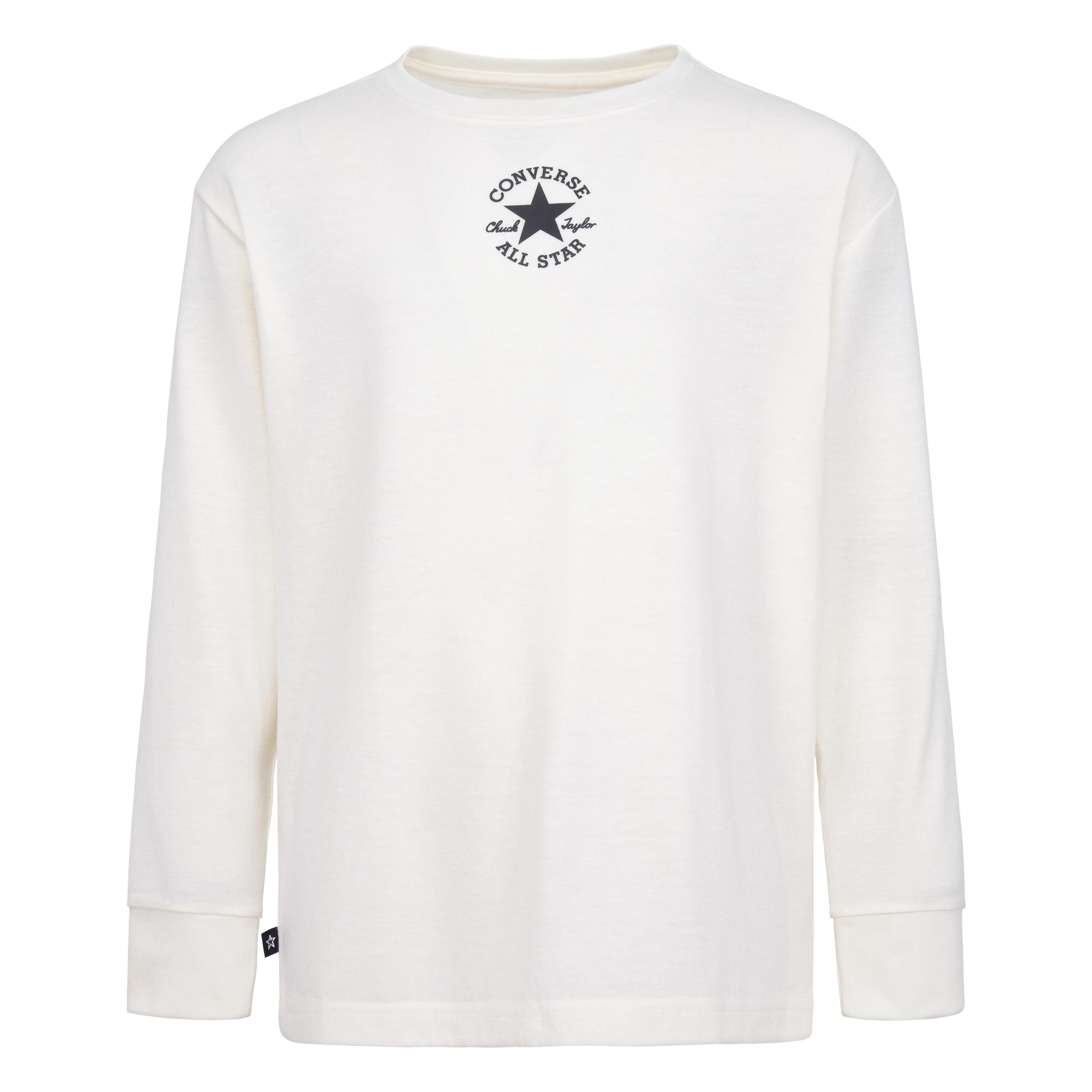 Converse Langarmshirt CNVN SUSTAINABLE CORE L/S TEE Langarm, sportlicher Stil, für sportliche Aktivitäten, in Größe 104