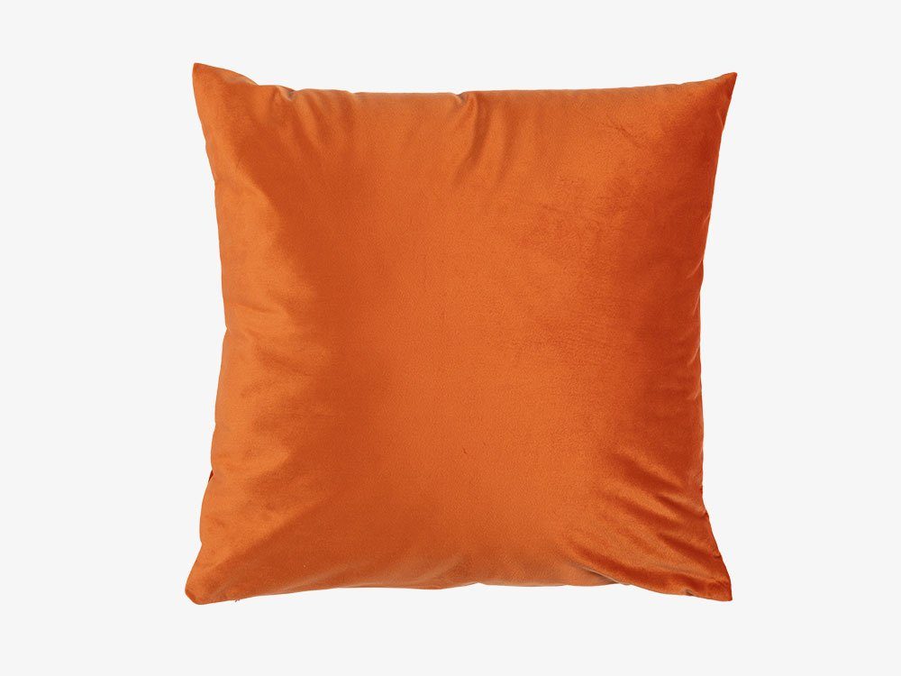 Kissenbezug KAUTSCH.com orange 45x45 Samt Dekokissen