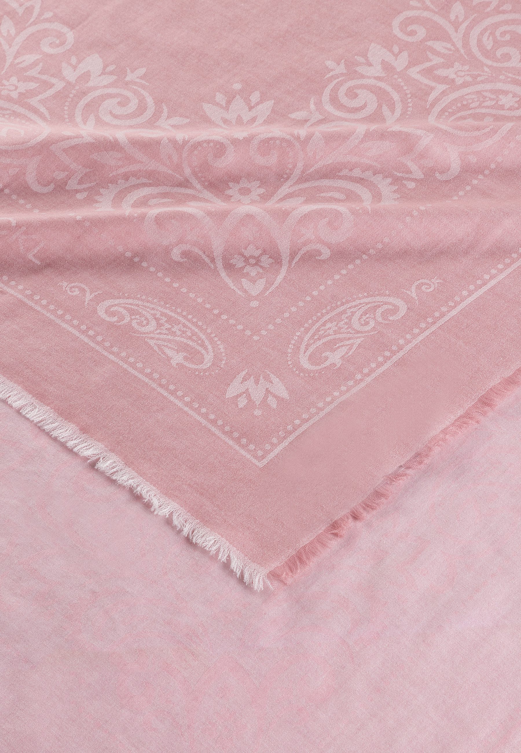 Roeckl Halstuch FLORAL ORNAMENT, Wolltuch mit Stickerei