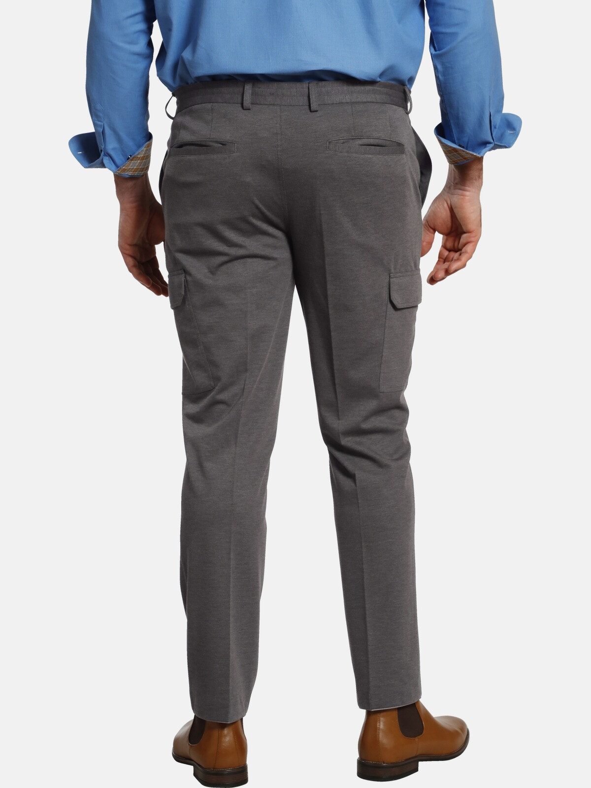 Charles Colby Cargohose BARON IOLYN verstellbarer Bund, knitterarm günstig online kaufen