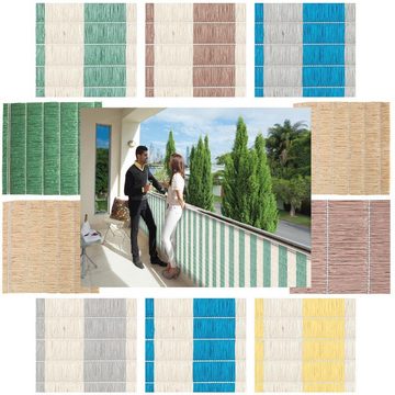 Balkonsichtschutz Windschutz Sonnenschutz (1-St) Balkonbespannung Sichtschutzmatte in versch. Größen und Farben