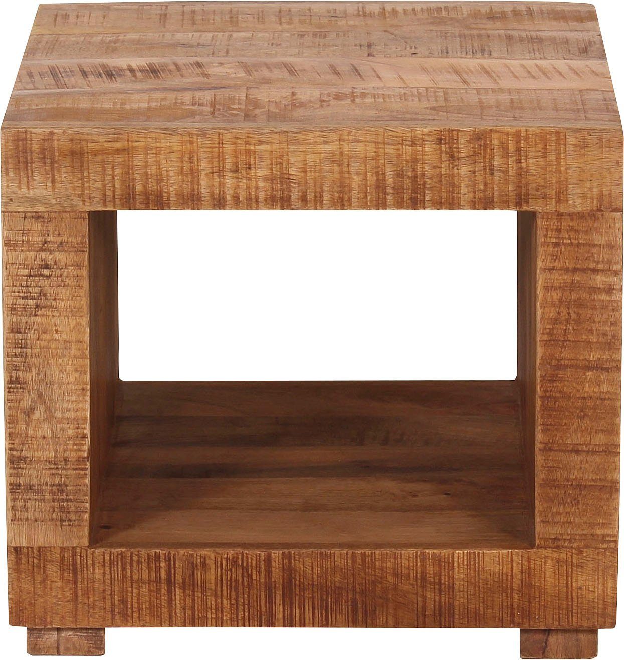 MÖBILIA Couchtisch Titlis, Beistelltisch aus Mangoholz