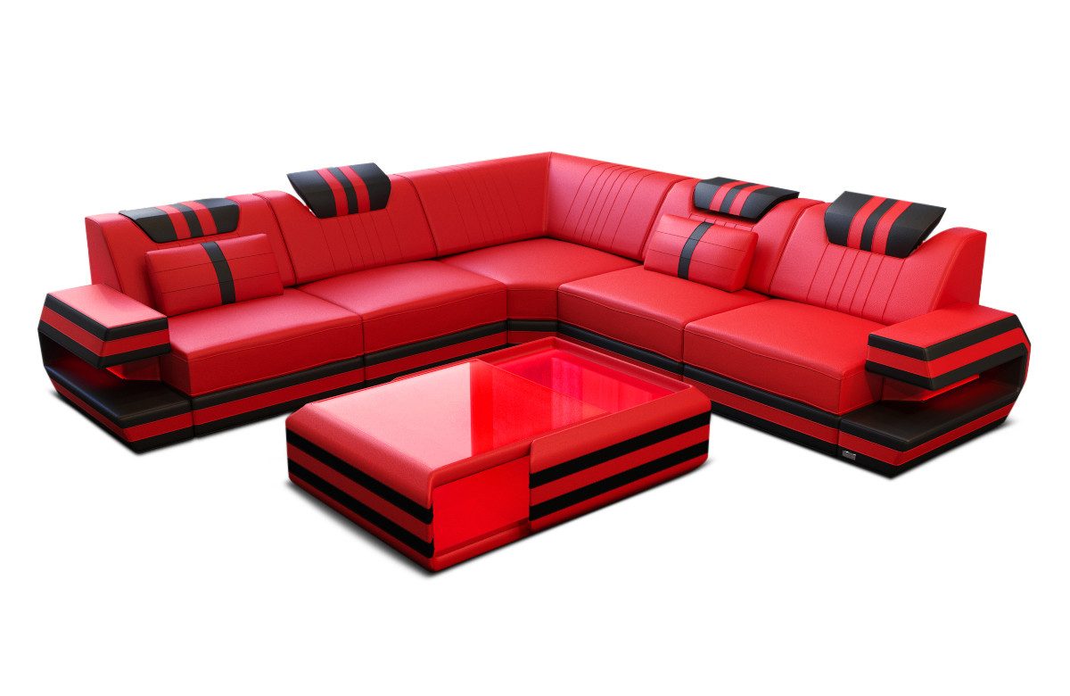Sofa Dreams Ecksofa Ledercouch Sofa Leder günstig online kaufen