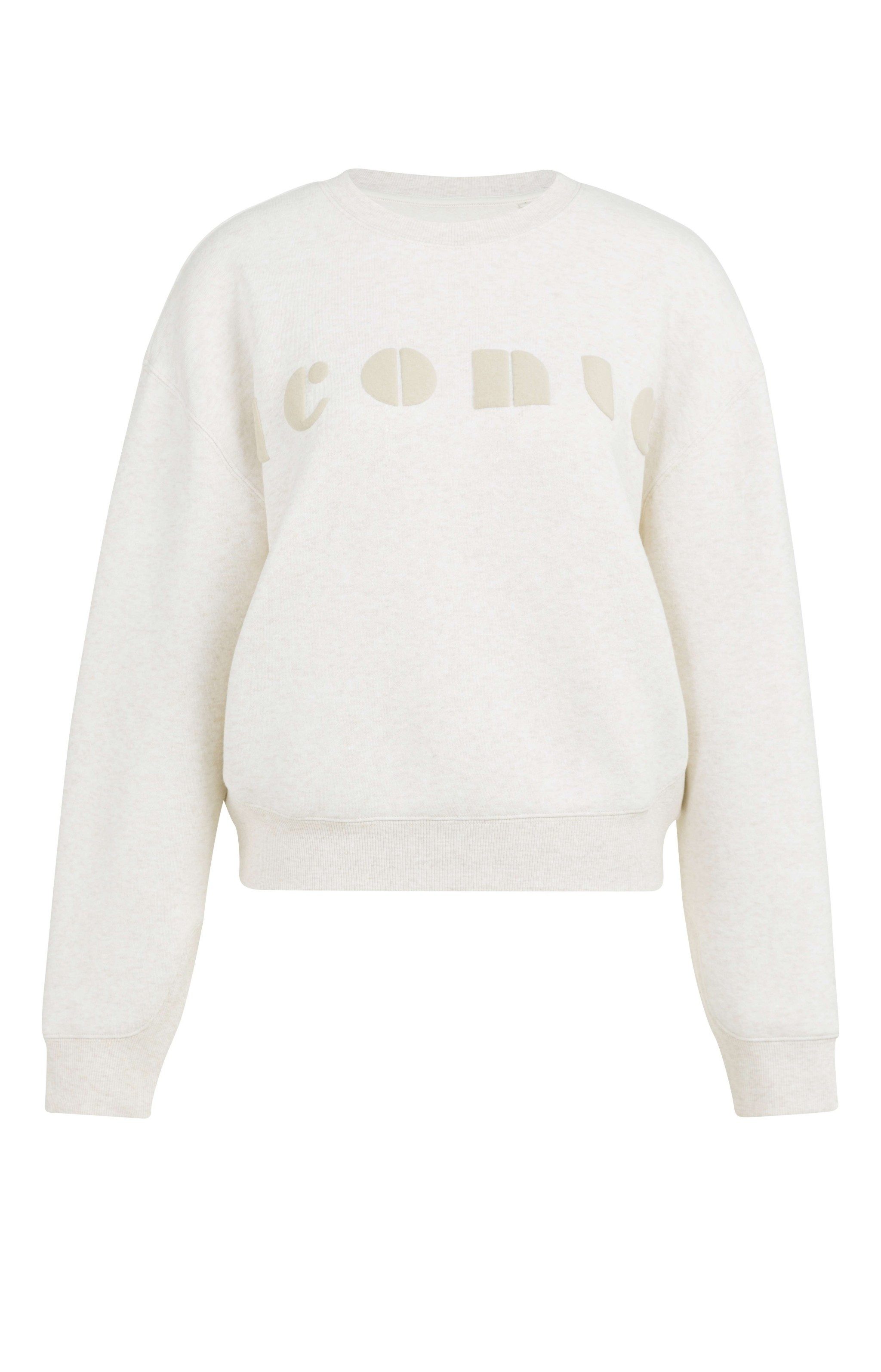 YAYA Sweatjacke Pullover mit Aufschrift günstig online kaufen