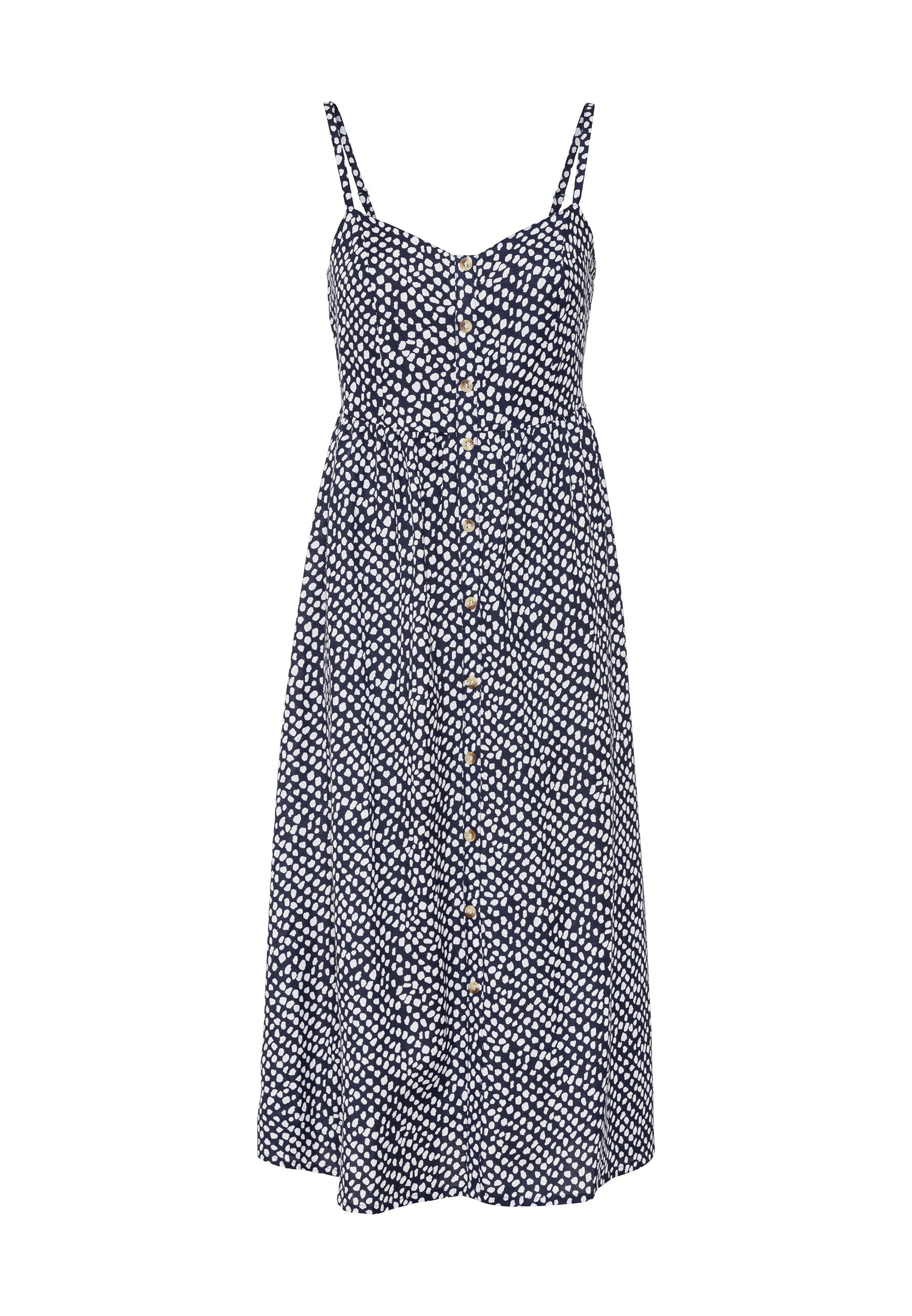 LASCANA Sommerkleid aus Leinenmix, Midikleid mit günstig online kaufen