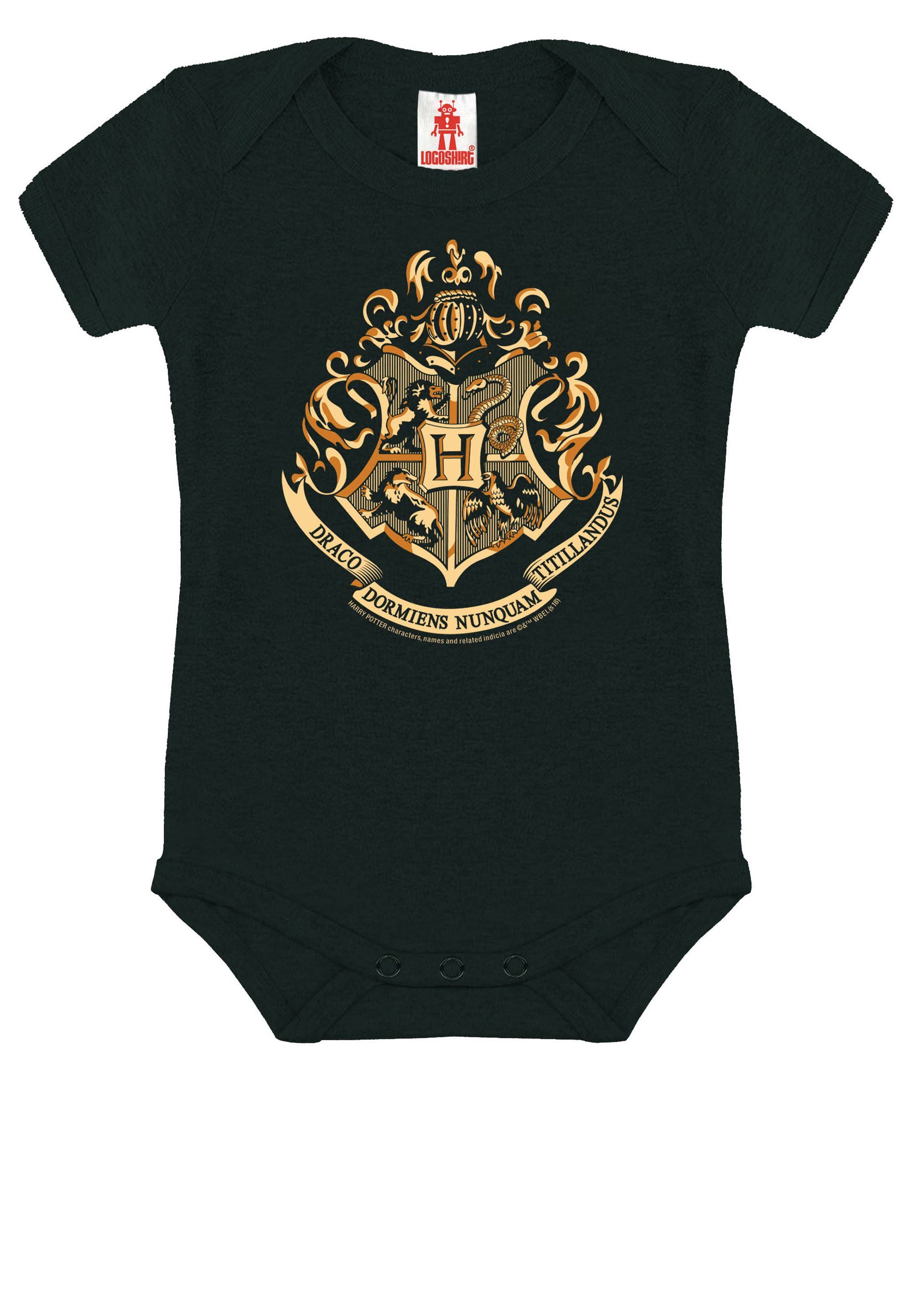 Potter Design in mit authentischem Hogwarts Harry Body lizenziertem Print, Baumwolle reiner LOGOSHIRT Aus -