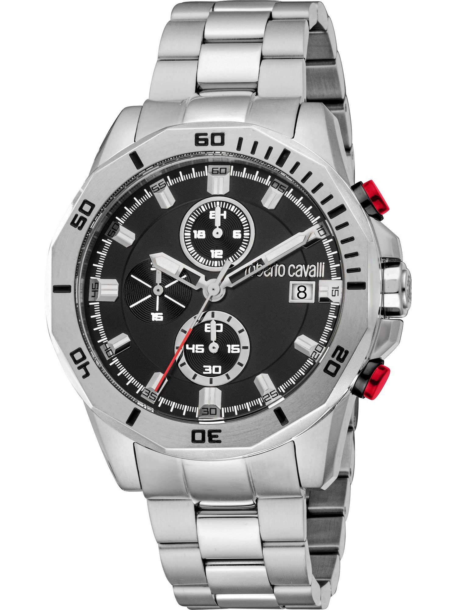 roberto cavalli Quarzuhr Roberto Cavalli Herren-Uhren Analog Quarz, Klassikuhr