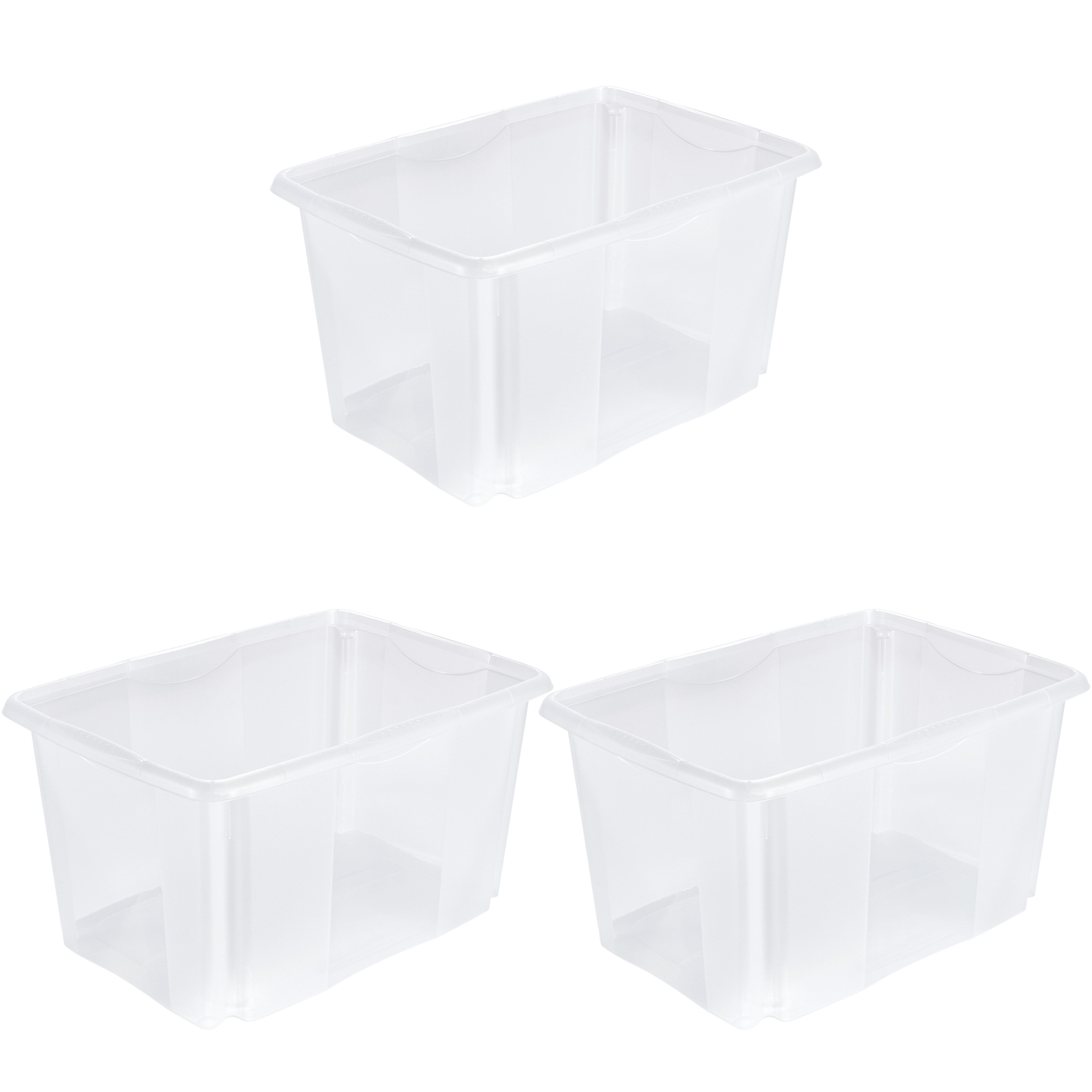 Aufbewahrungsbox Emil, 3er Set, 45 L, 54,5 x 39 x 29,5 cm