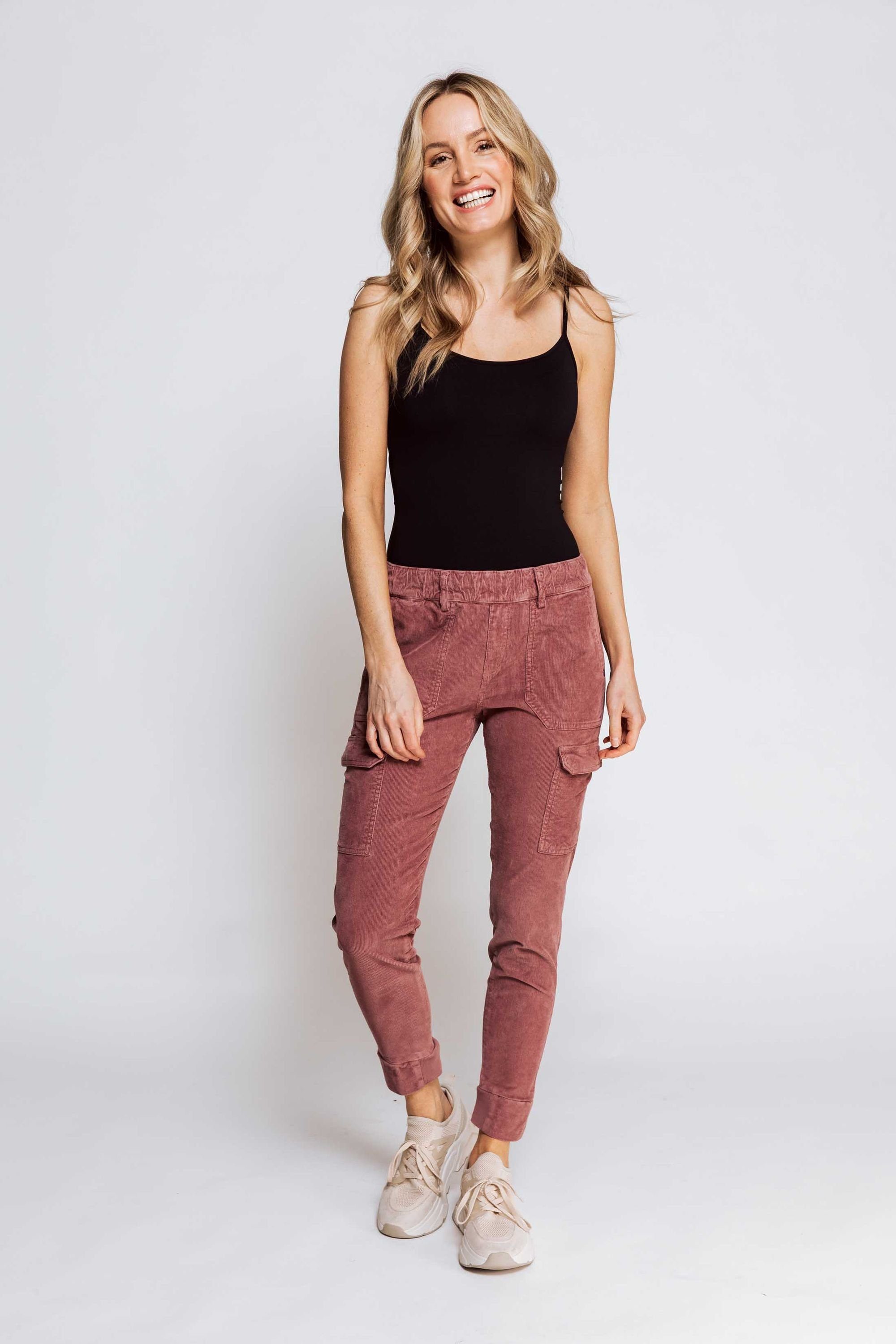 Zhrill Stoffhose Cord-Cargohose DAISEY Rose (0-tlg) günstig online kaufen