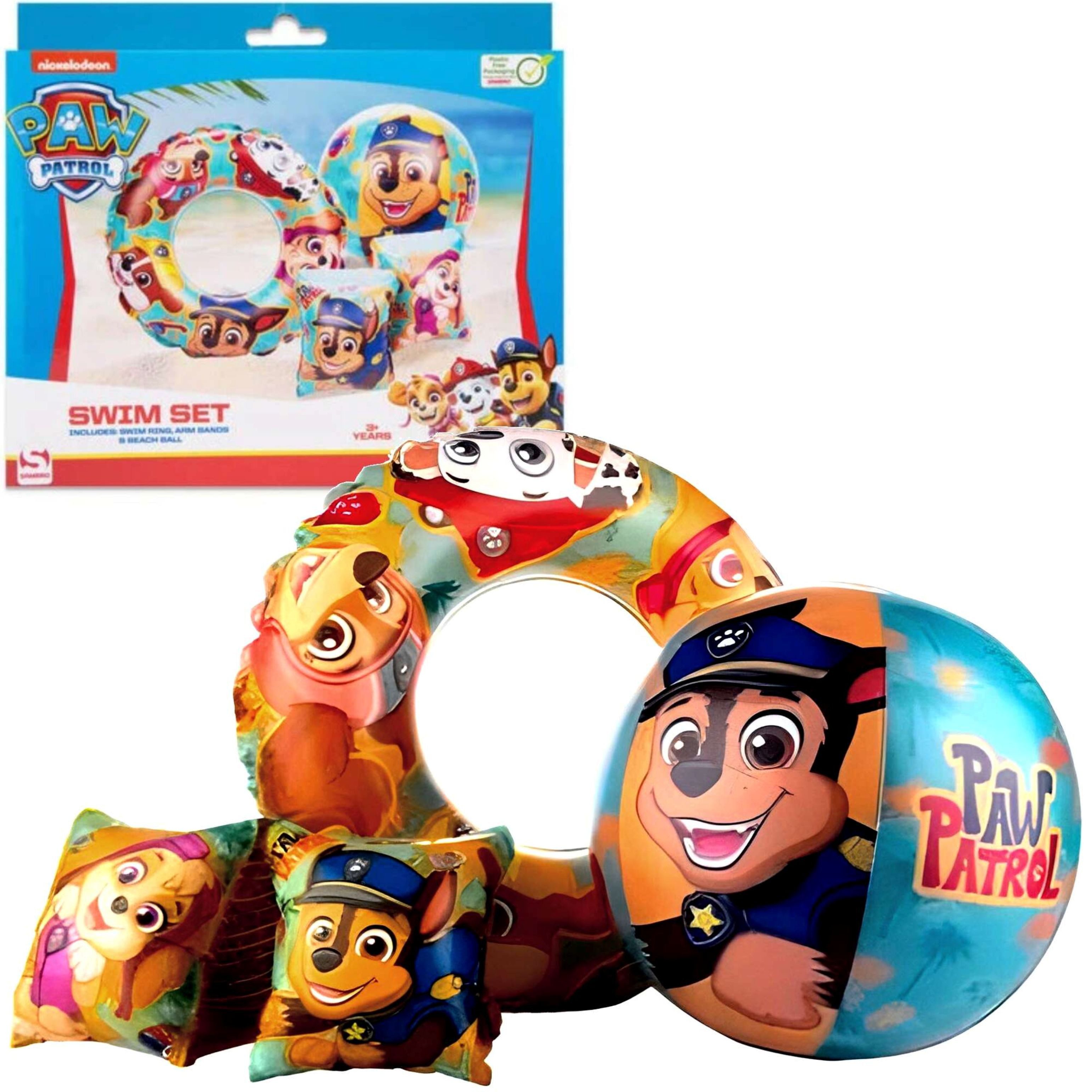 Schwimmflügel PAW Patrol Schwimmset – Schwimmring, Schwimmflügel, Wasserball