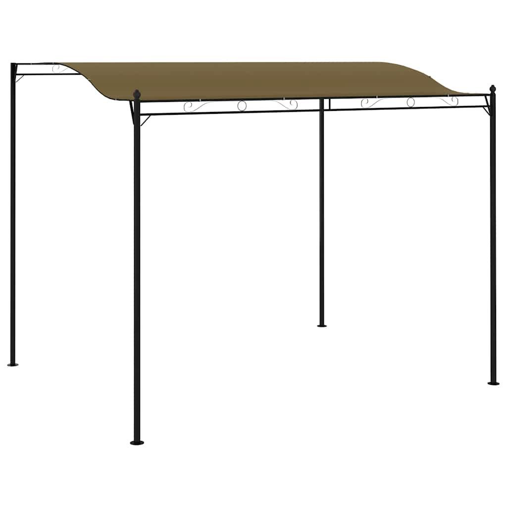 vidaXL Partyzelt Pavillon 3x2,4 m Taupe 180 g/m²