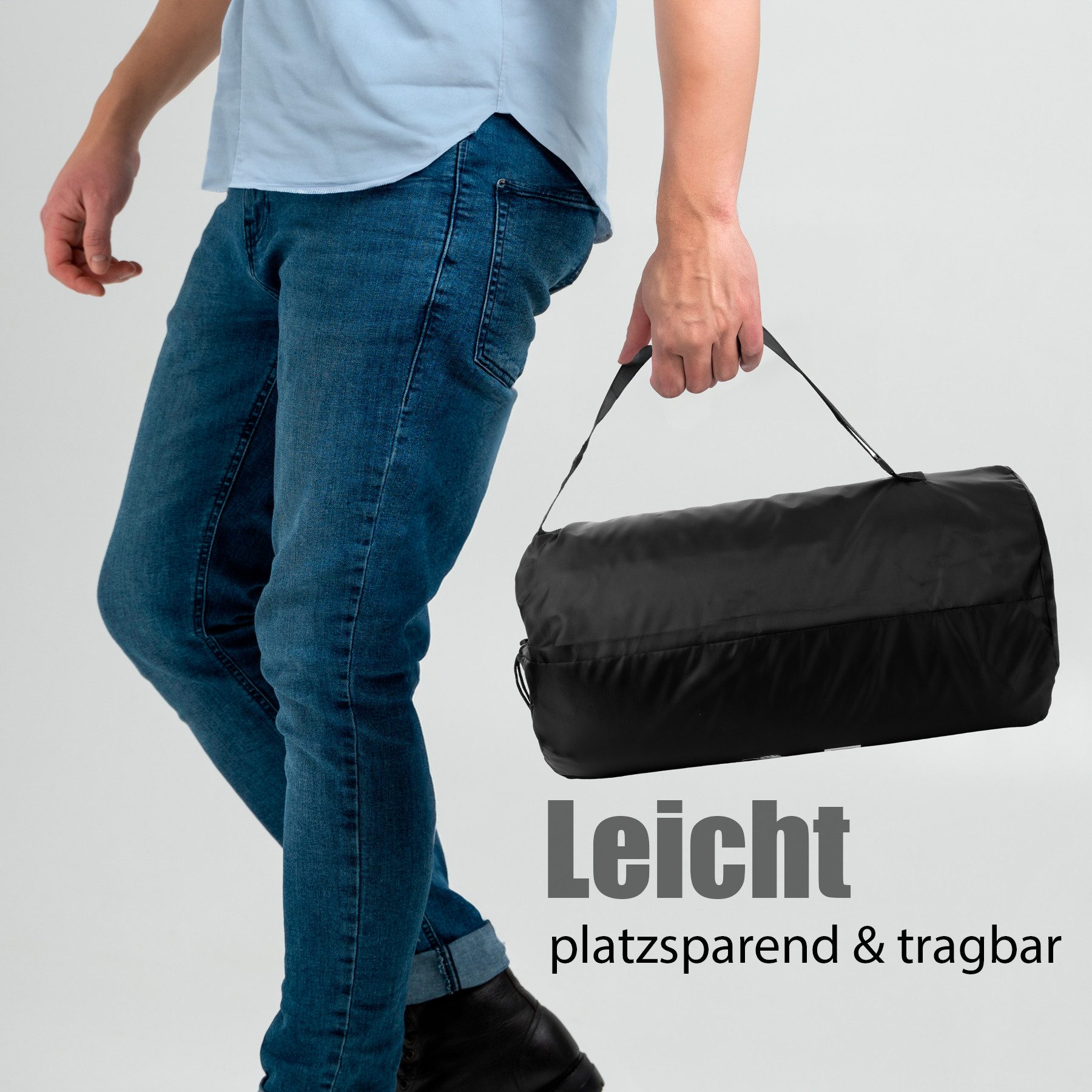 BigDean Akupressurmatte Massagematte mit Kissen & Hülle zur Steigerung des Wohlbefindens (Set, 1-St., Akupressurmatte + Kissen + Hülle), Effektive Schmerzlinderung, Verbesserte Durchblutung, Stressabbau