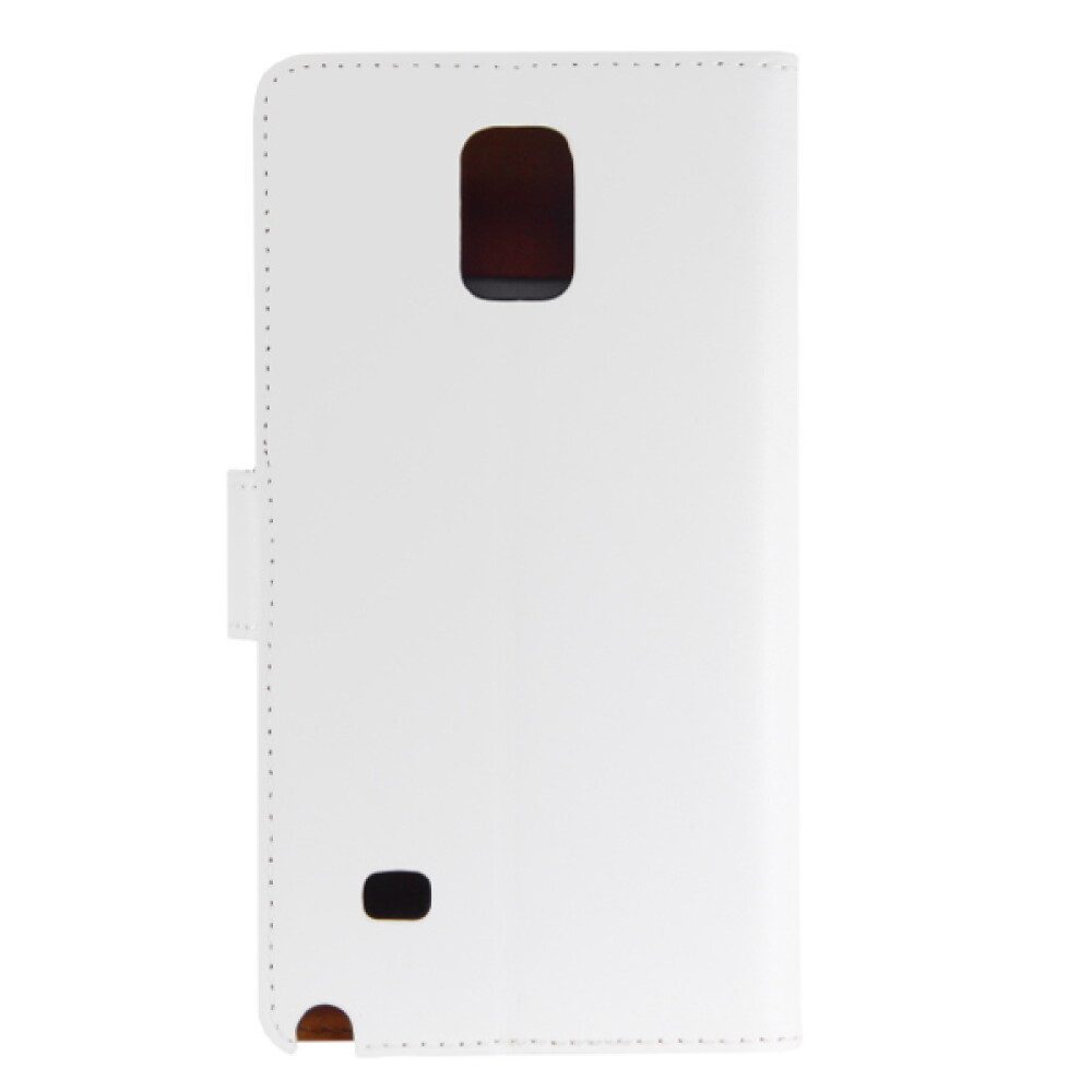 Handytasche Book Case Handyhülle für Samsung Galaxy Note 4 Weiß Leder 425071055578 (Book Cover)