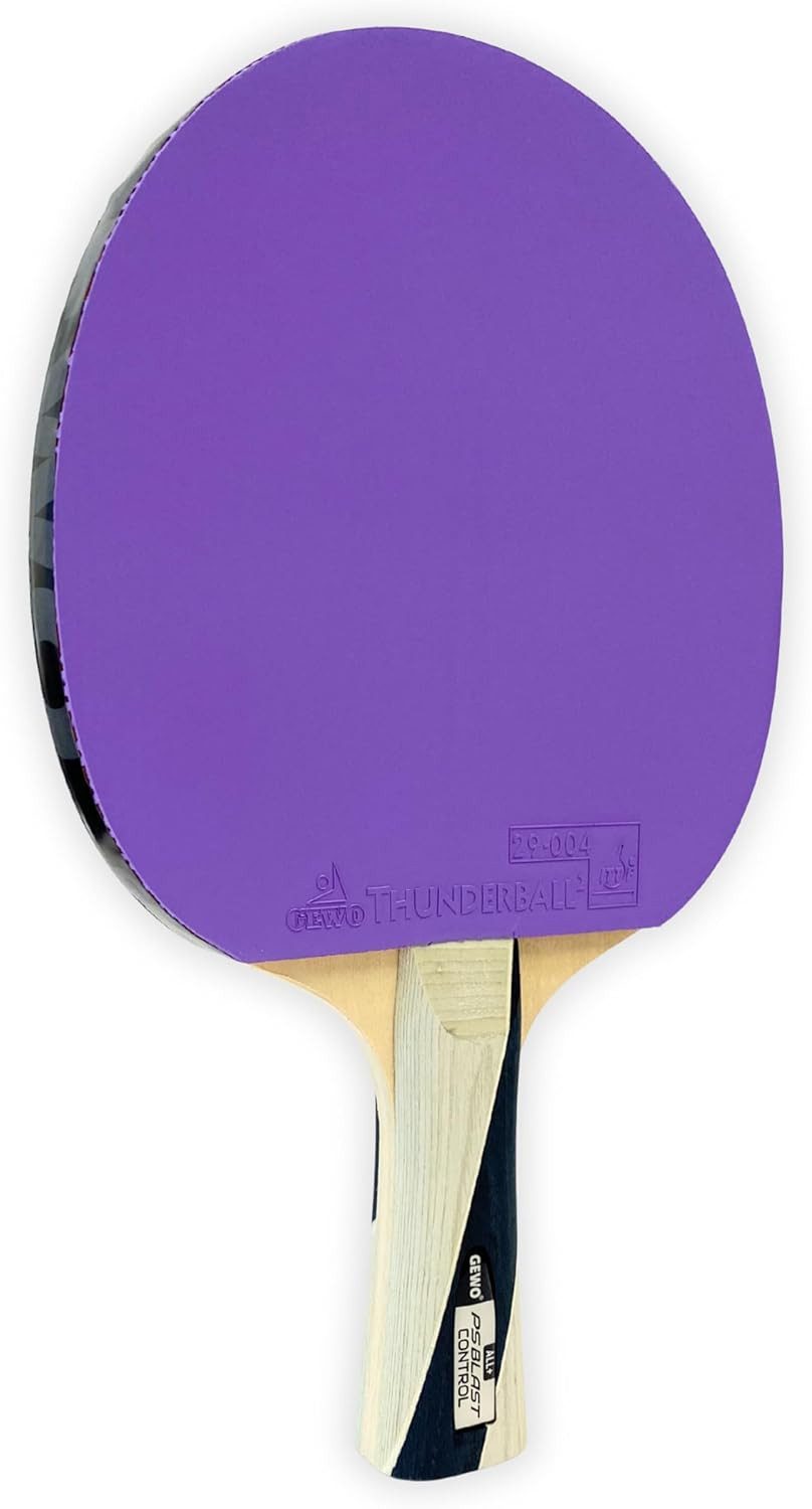 Gewo Tischtennisschläger PS Blast Control - Fortgeschrittene - ITTF Belag 1,8 mm - konkav